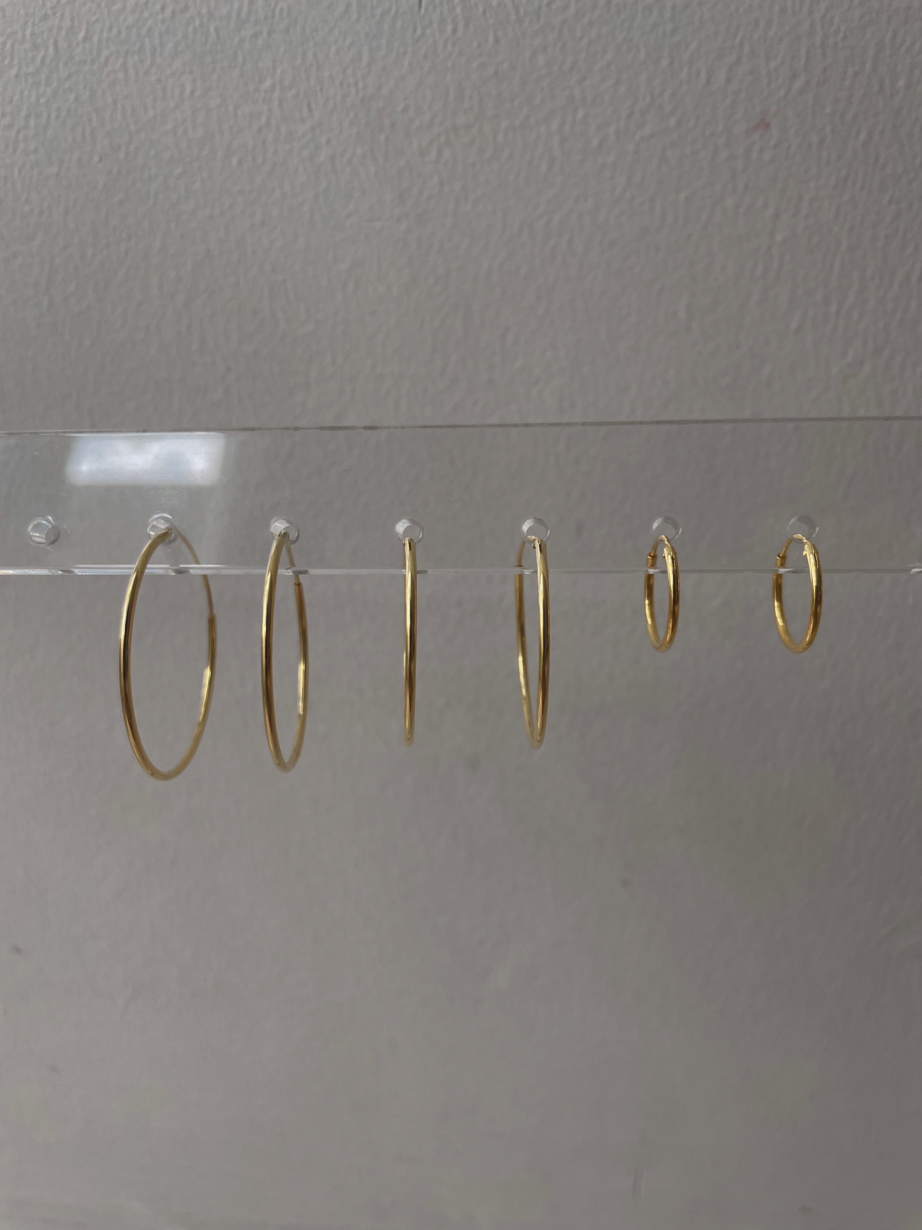DAILY DAINTY | S925 Sterling Silver | 18ct Gold/Silver Plated |Lightweight Thin Hoop Earring’s