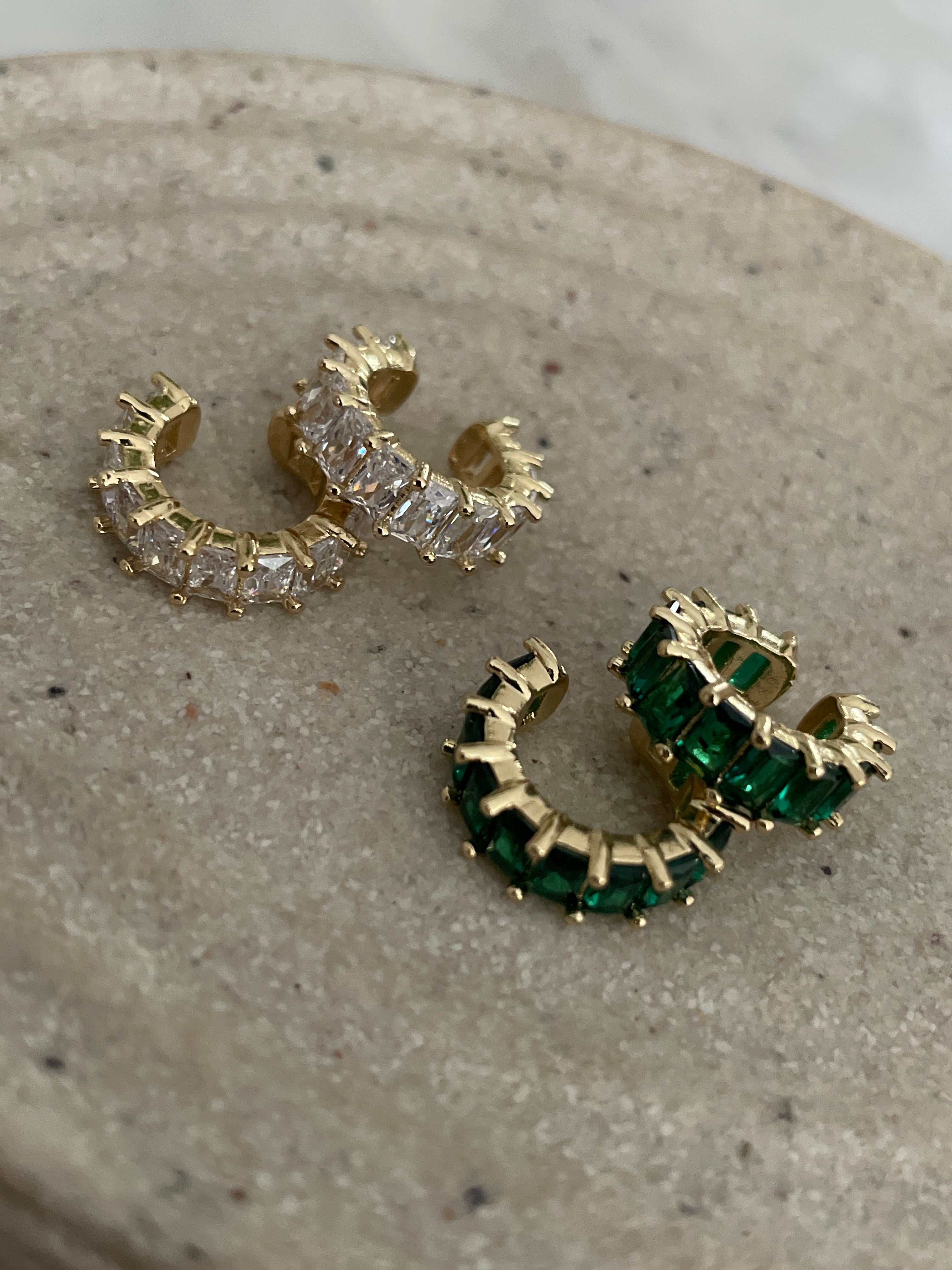 Limelight| Baguette Ear Cuffs| Single Piece