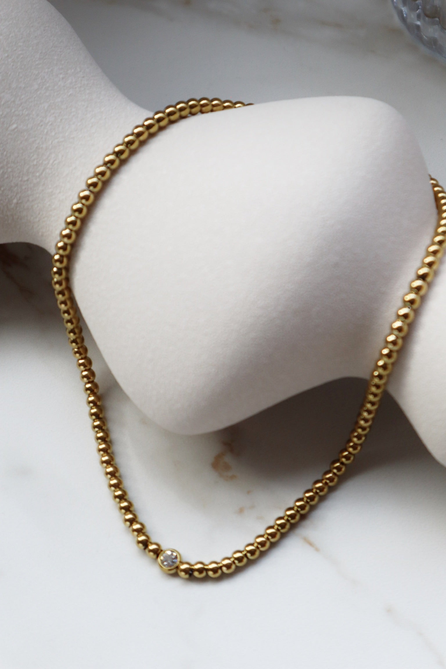INEZ | Tarnish-Free | Gold/Silver | Cubic Zirconia Rectangular Drop | Necklace/Bracelet