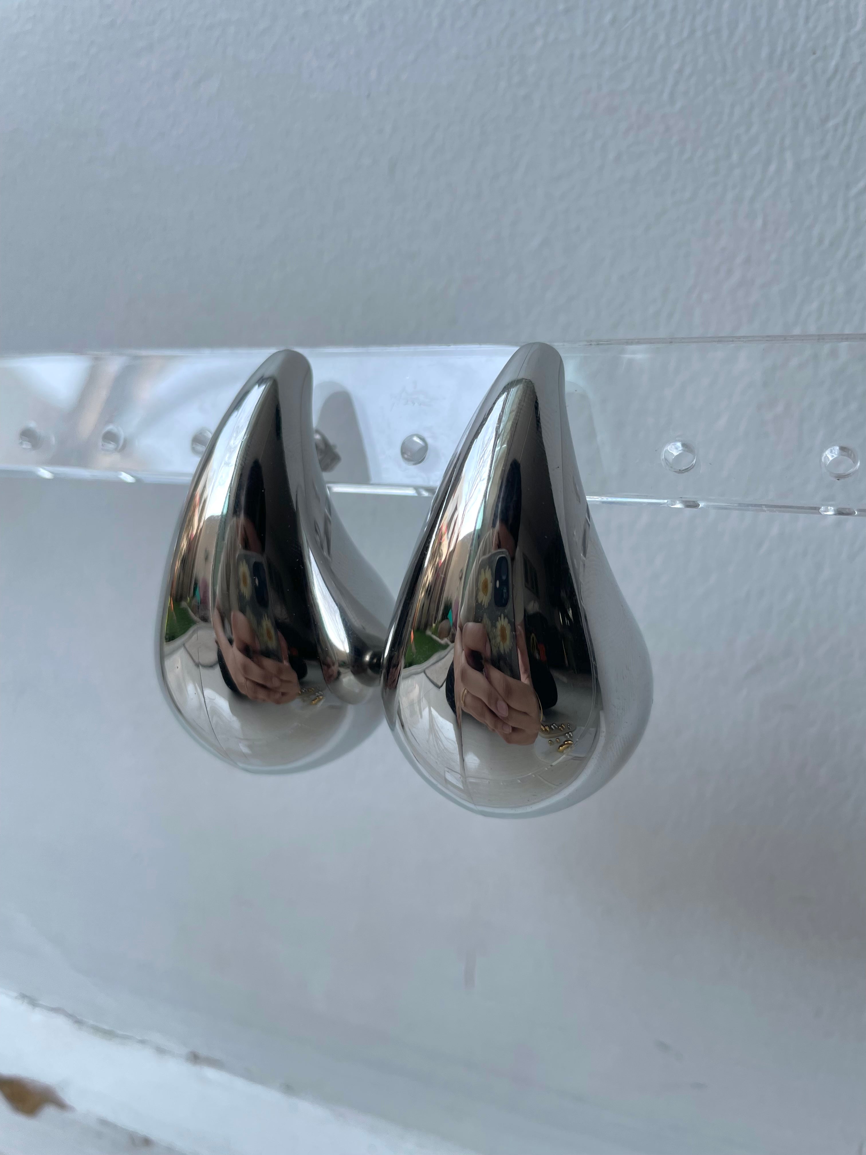 KYLIE | Gold/Silver Plated | Chunky Drop Stud | Earrings | Tarnish Free
