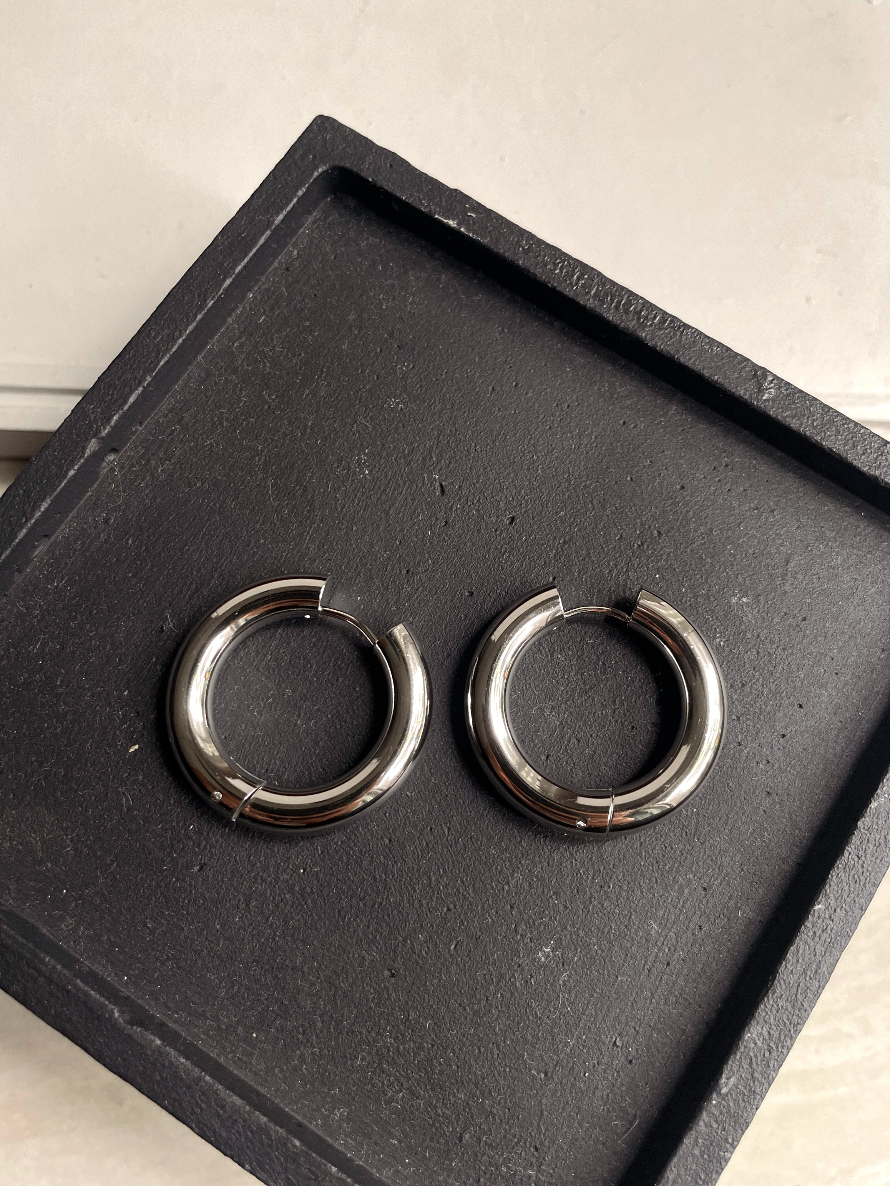 GEMMA | Tarnish Free | Gold Chunky Hoop | Earrings (5 sizes)