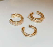 TRIPLE MUSE| 3 PIECE EAR CUFF SET