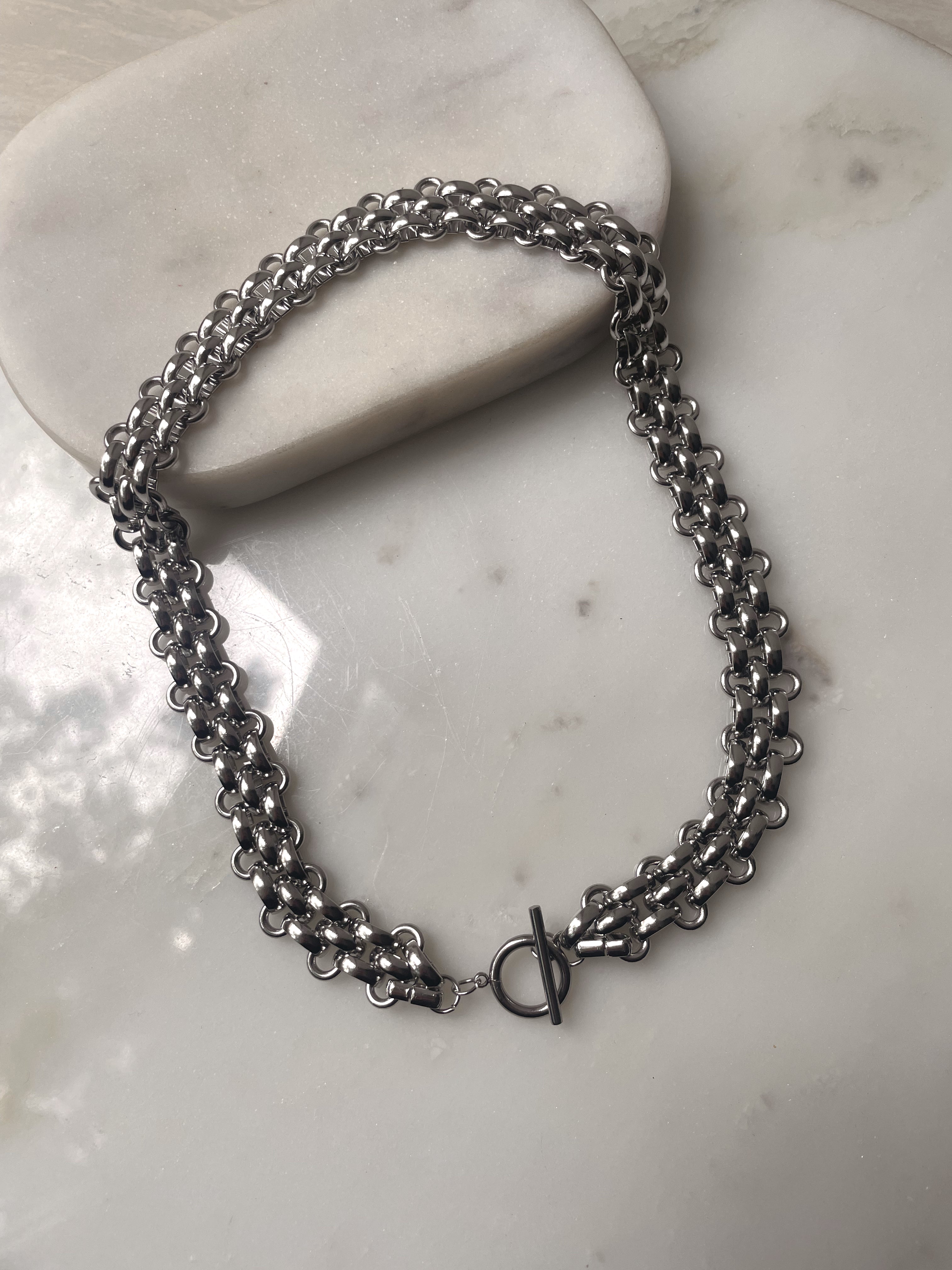 HAMPTONS | Tarnish-Free | Gold Chunky Woven Link | Necklace/Bracelet