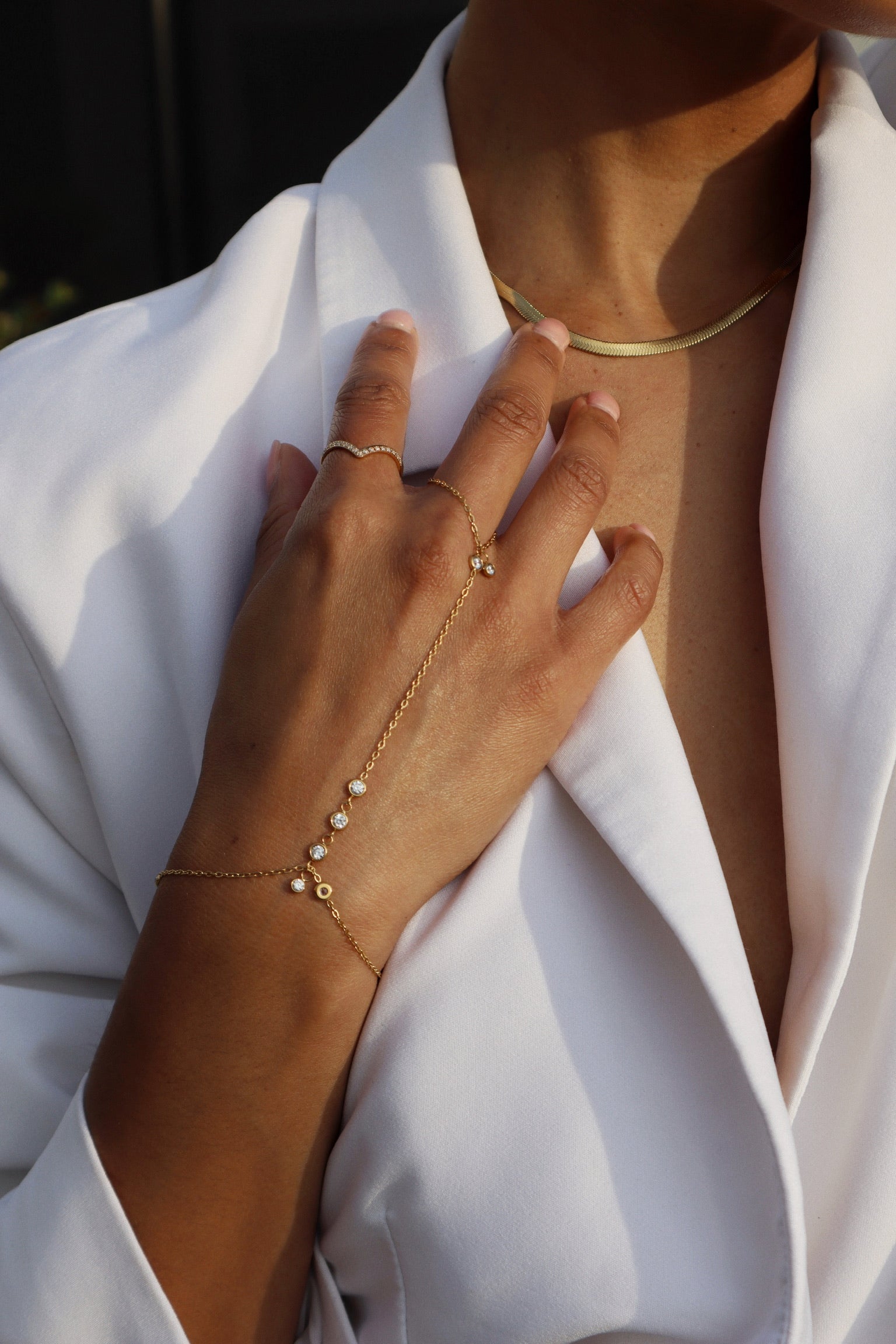 ROYALTY | Tarnish Free | Minimalist Gold V shaped Ring