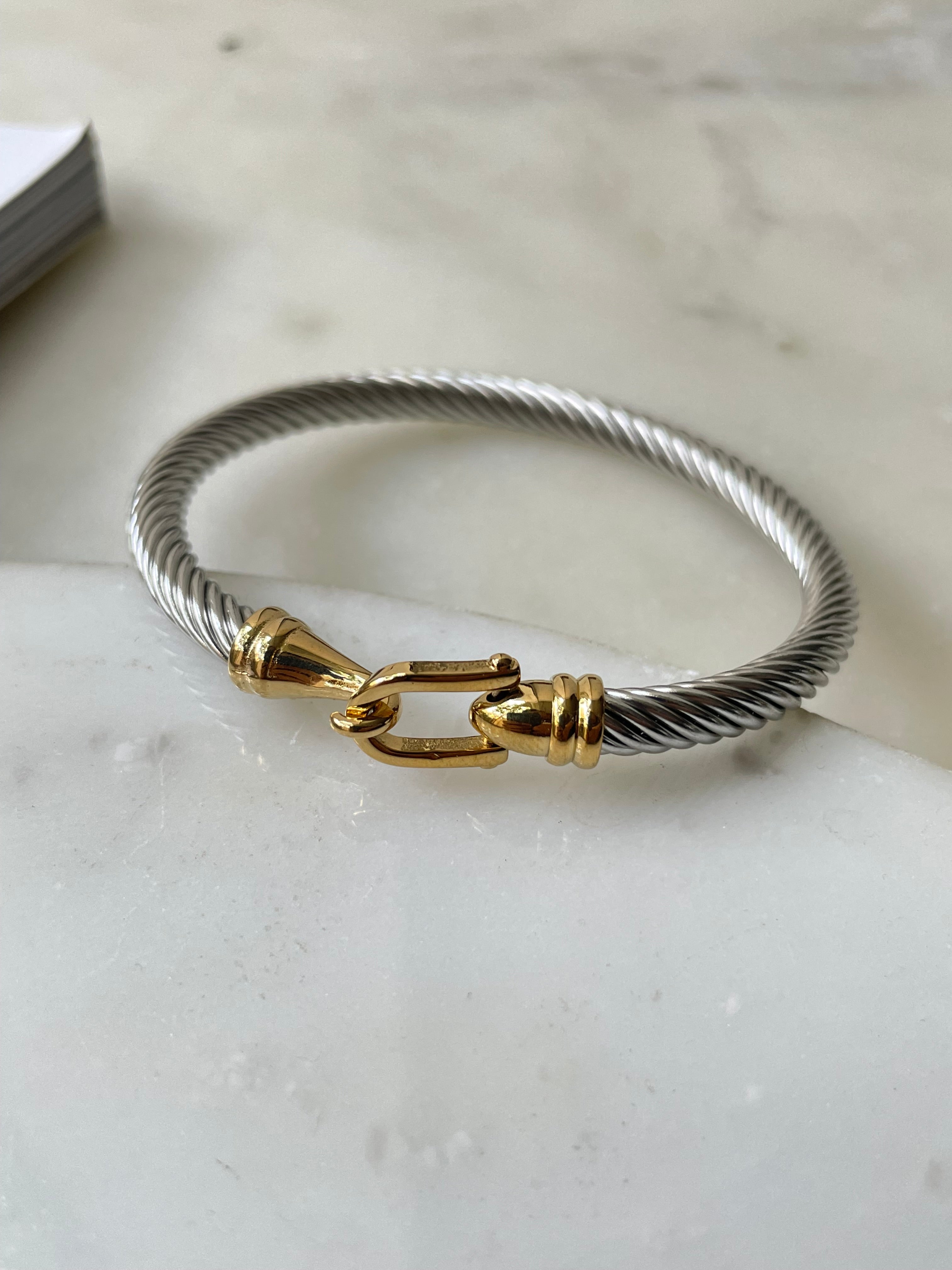 AURUM | Tarnish Free | Stainless Steel | Silver and Gold  (1 piece)