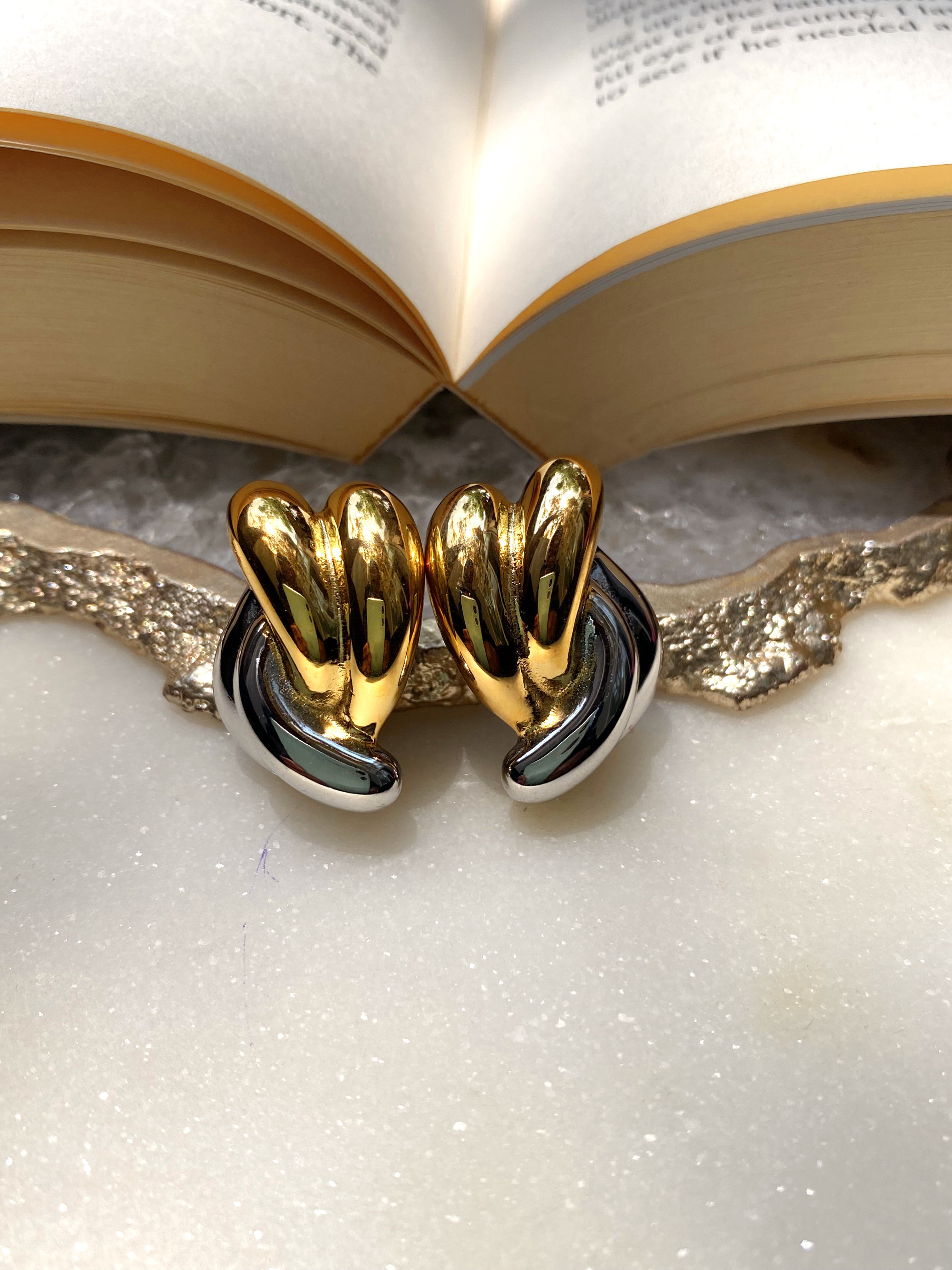 ROBIN | Tarnish Free | Gold/SilverGold Chunky Earring