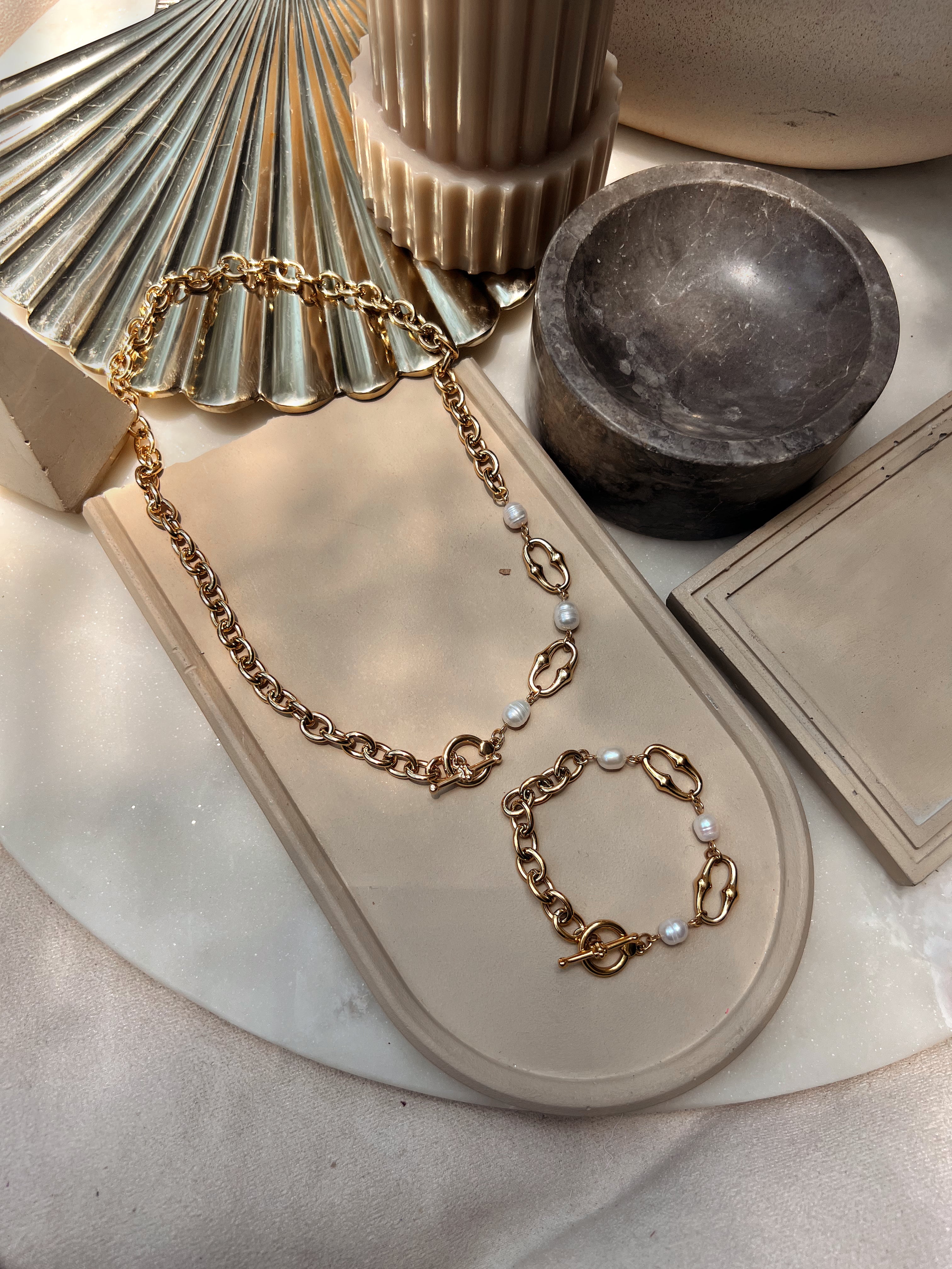 SERENDIPITY | Tarnish-Free | Freshwater Pearls | Necklace/Bracelet