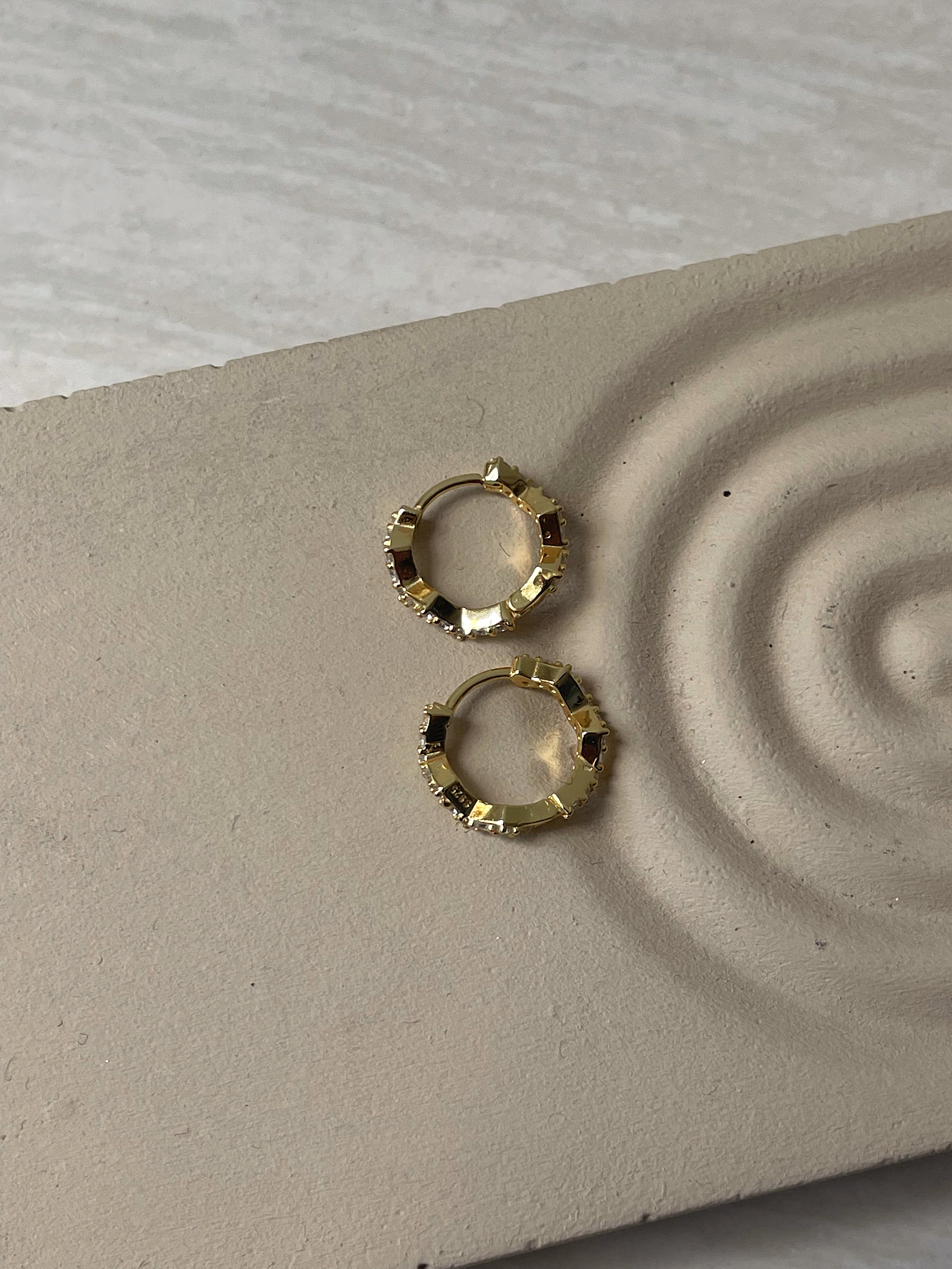 ENLIGHTEN | S925 Sterling Silver | 18ct Gold/Silver Plated | Zigzag Earrings