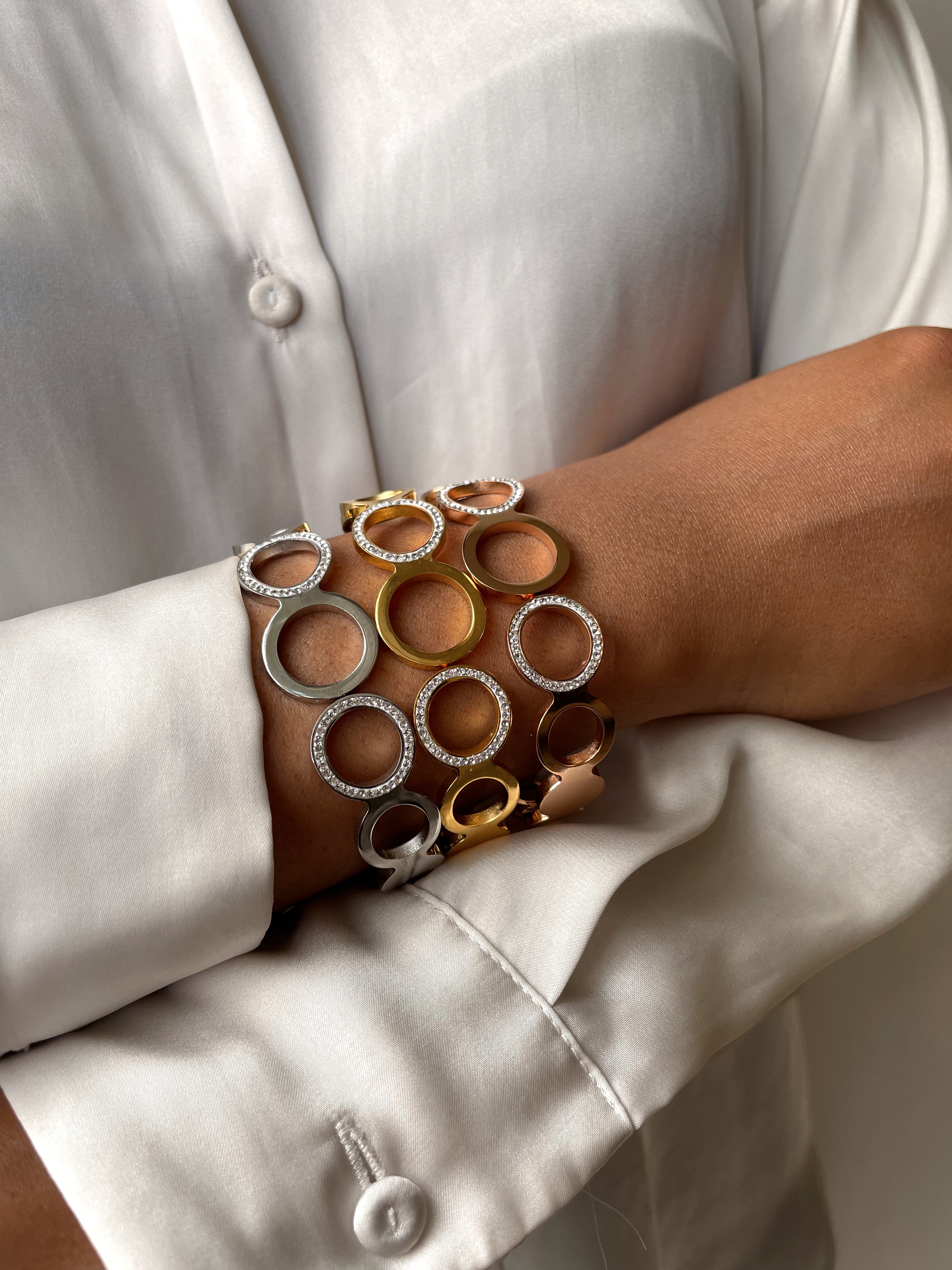 SOLARIS | Tarnish Free | Gold/Silver/Rose Gold Bangle