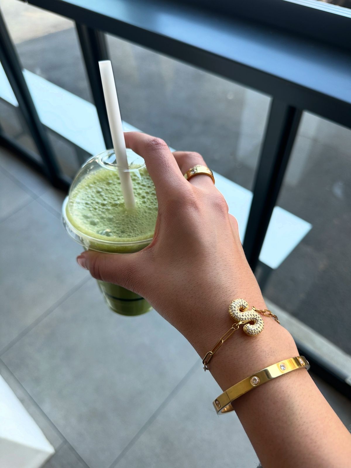 BUBBLE GLAM INITIALS I Plated I Letter Bracelet