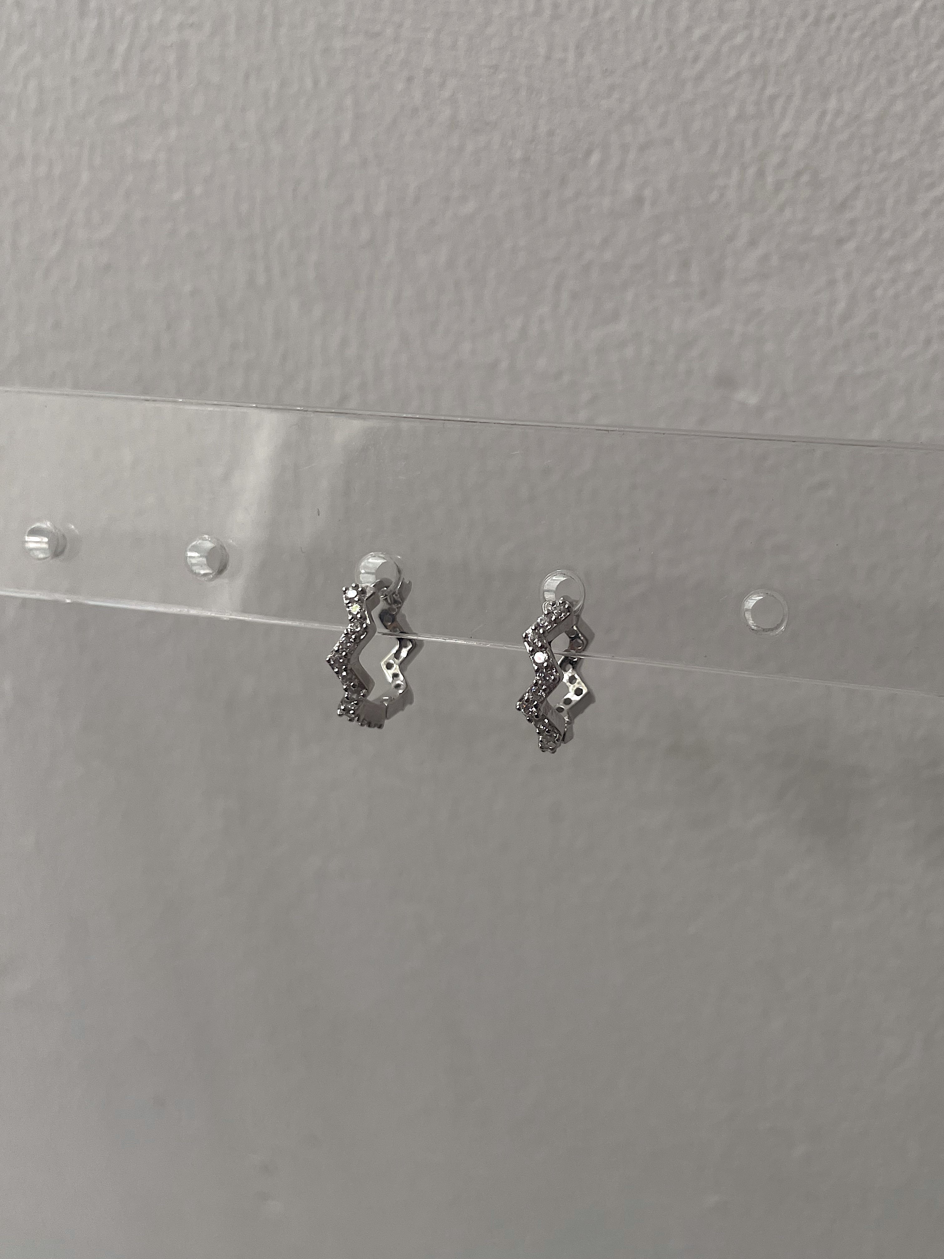 ENLIGHTEN | S925 Sterling Silver | 18ct Gold/Silver Plated | Zigzag Earrings