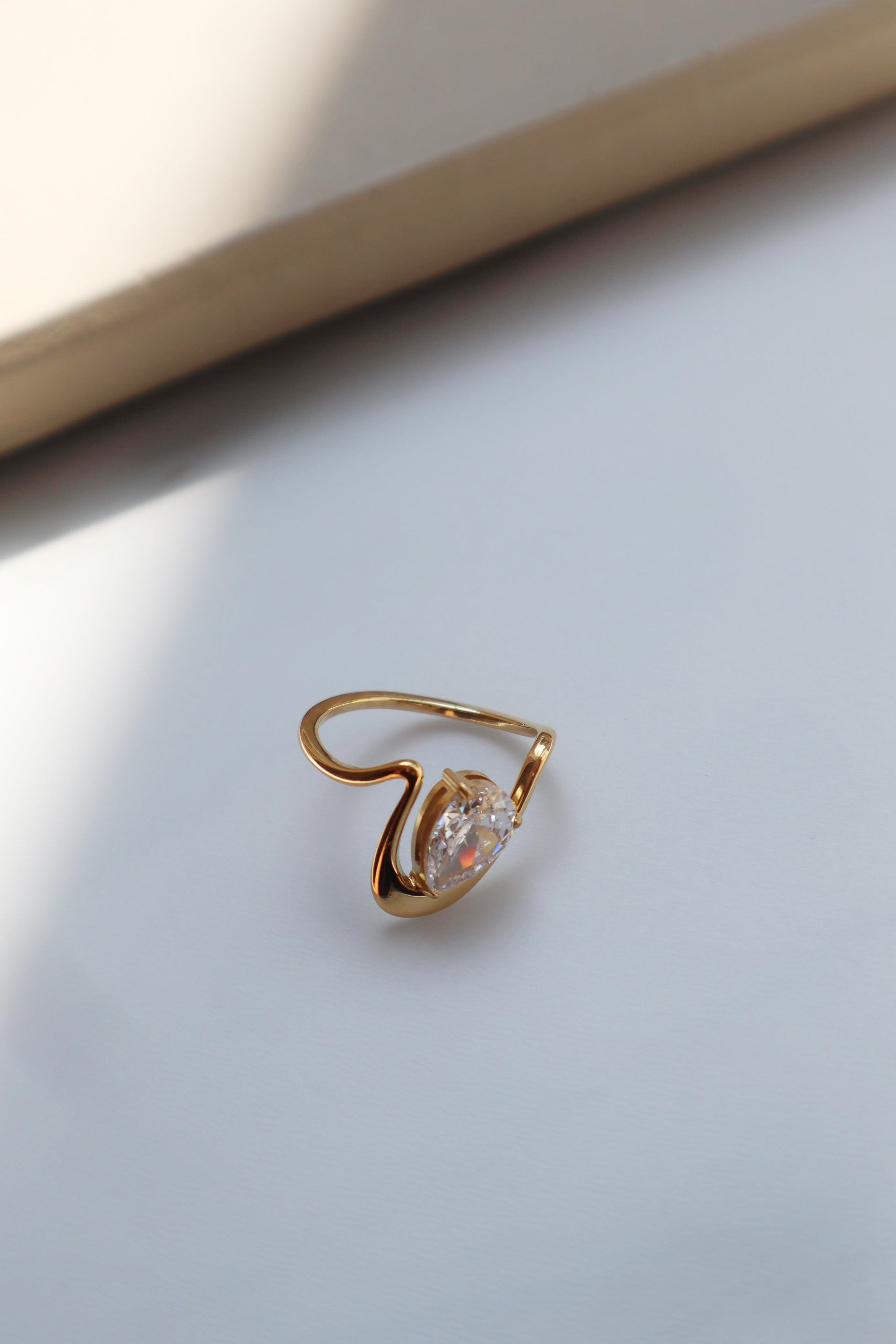 HAVEN|Tarnish-Free|Minimalist Gold Ring