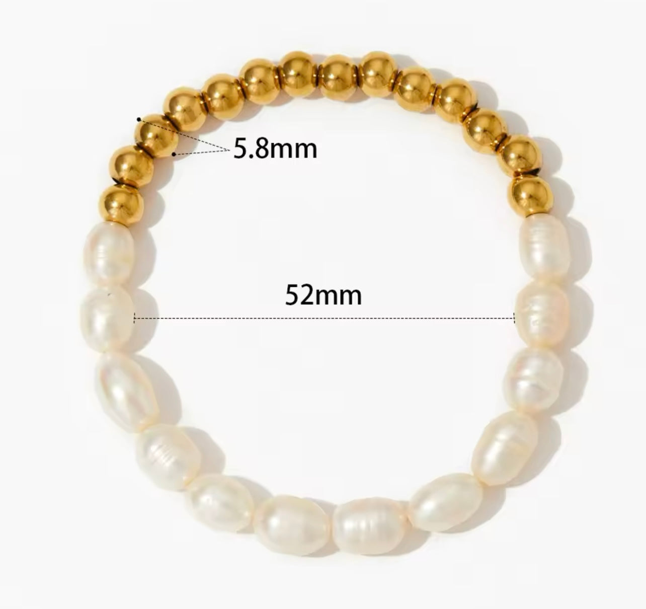 SURFS UP | Tarnish Free | Freshwater Pearls | Bracelet