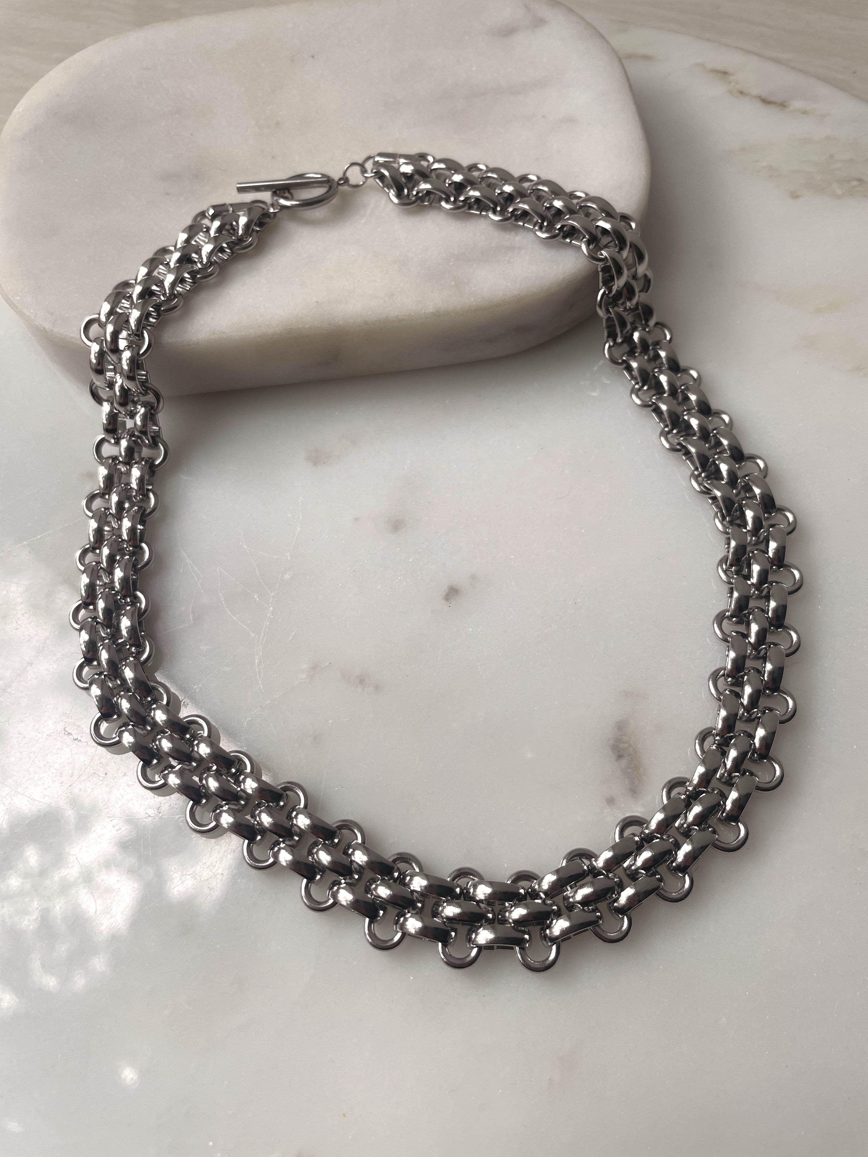 HAMPTONS | Tarnish-Free | Gold Chunky Woven Link | Necklace/Bracelet