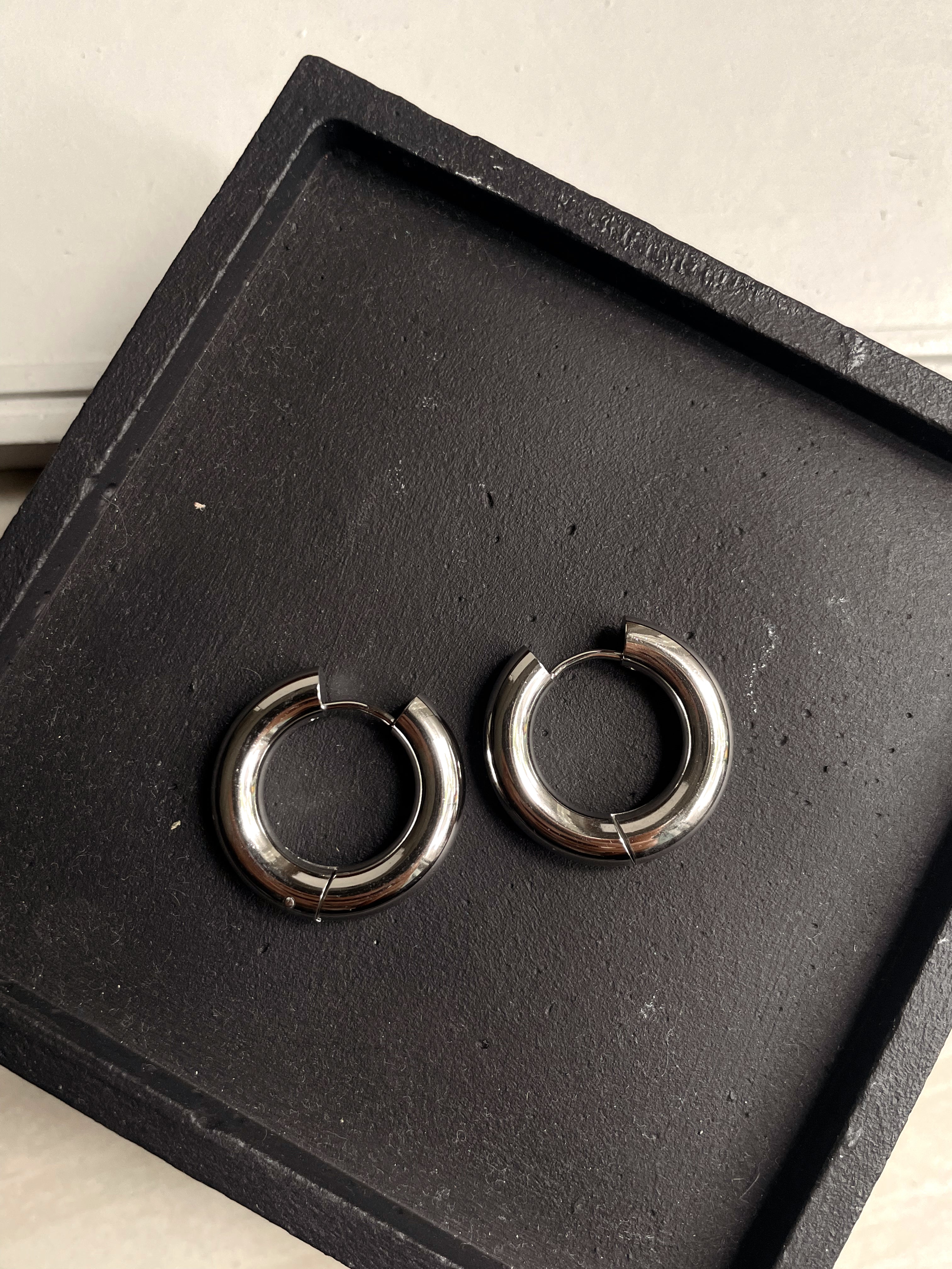 GEMMA | Tarnish Free | Gold Chunky Hoop | Earrings (5 sizes)