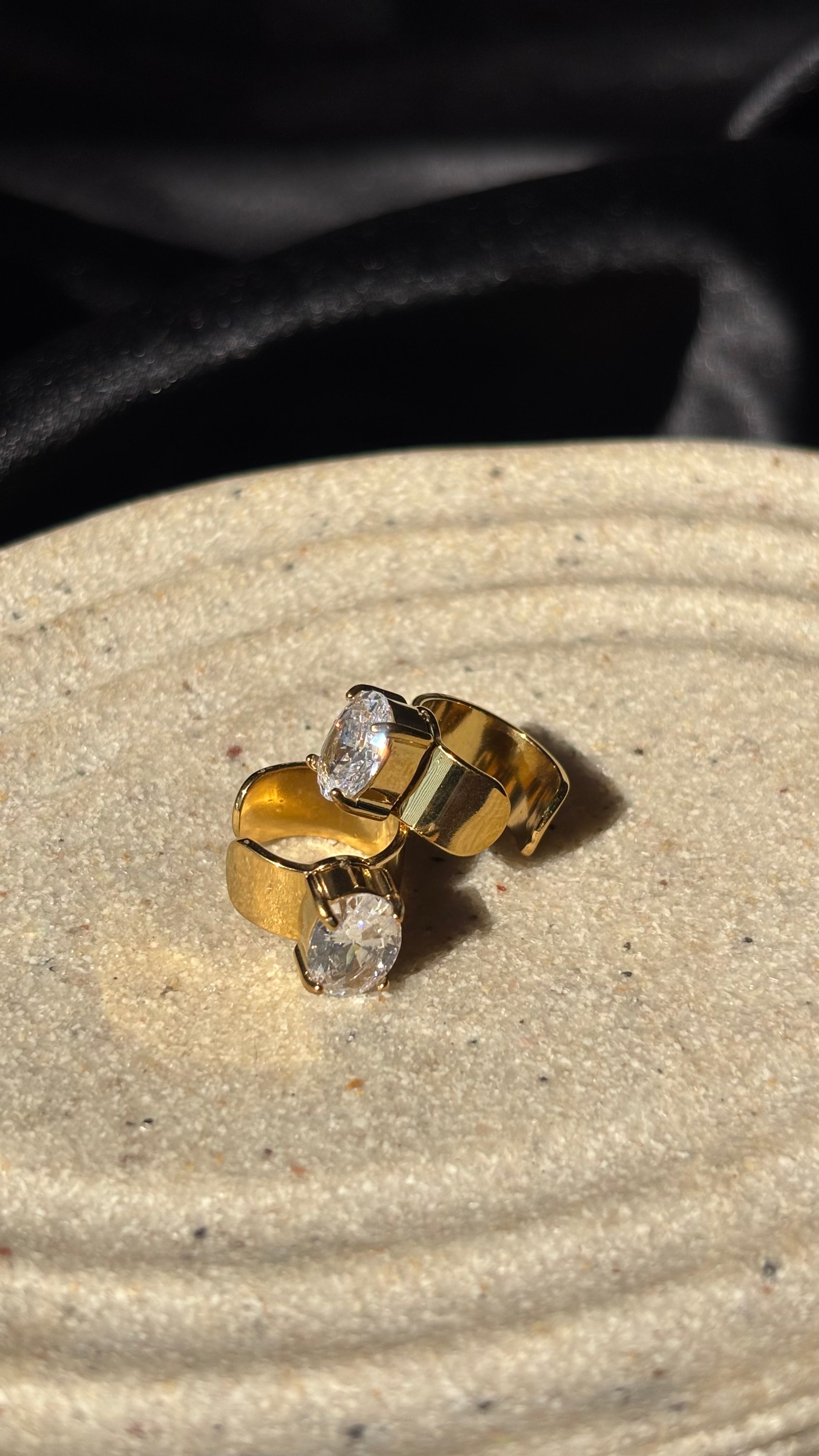 SAINT| TARNISH-FREE| GOLD EAR CUFF| PAIR