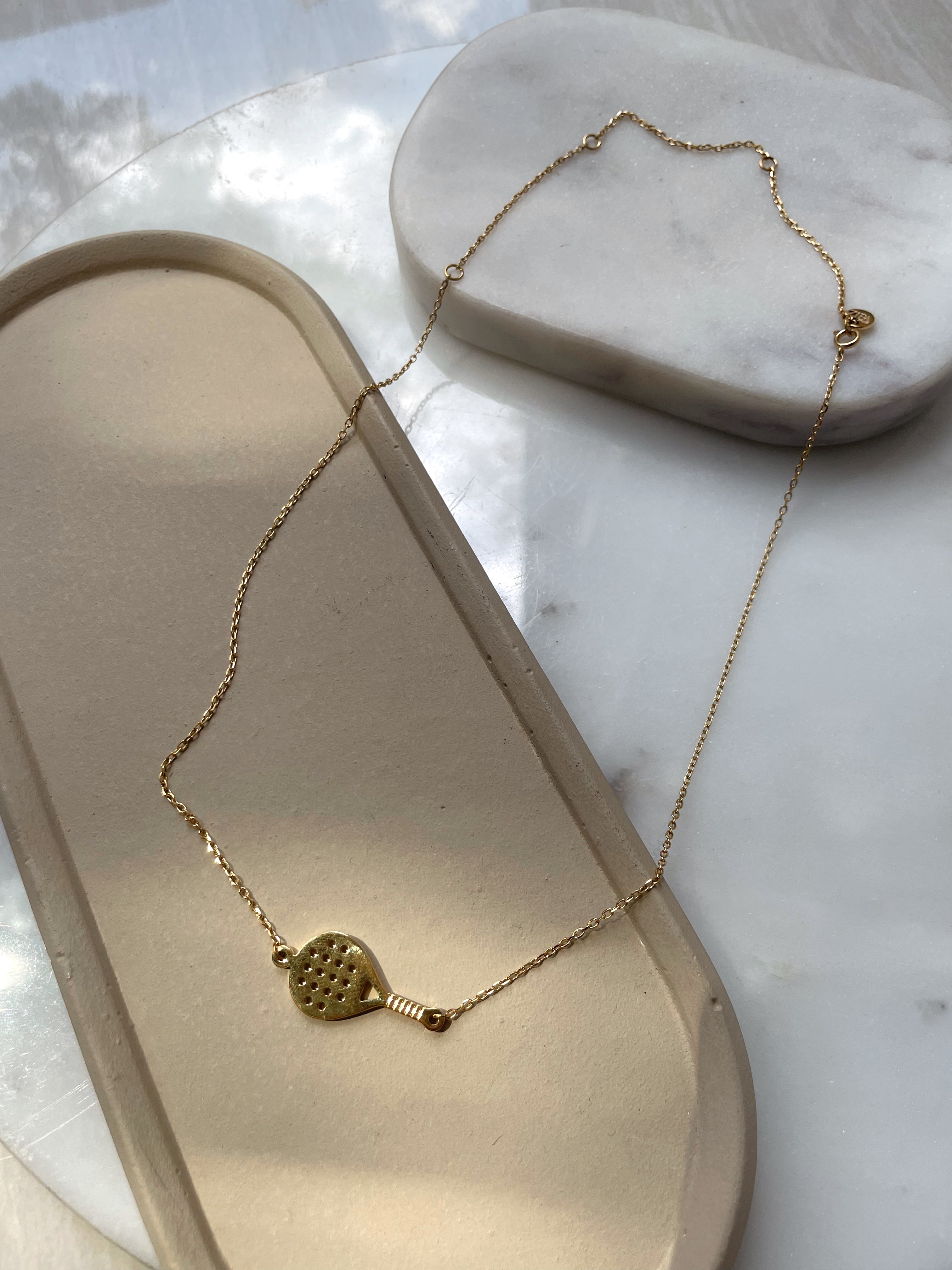 PADEL CLASSIC | Tarnish-Free | Stainless Steel | Gold/Silver | Padel Necklace/Bracelet