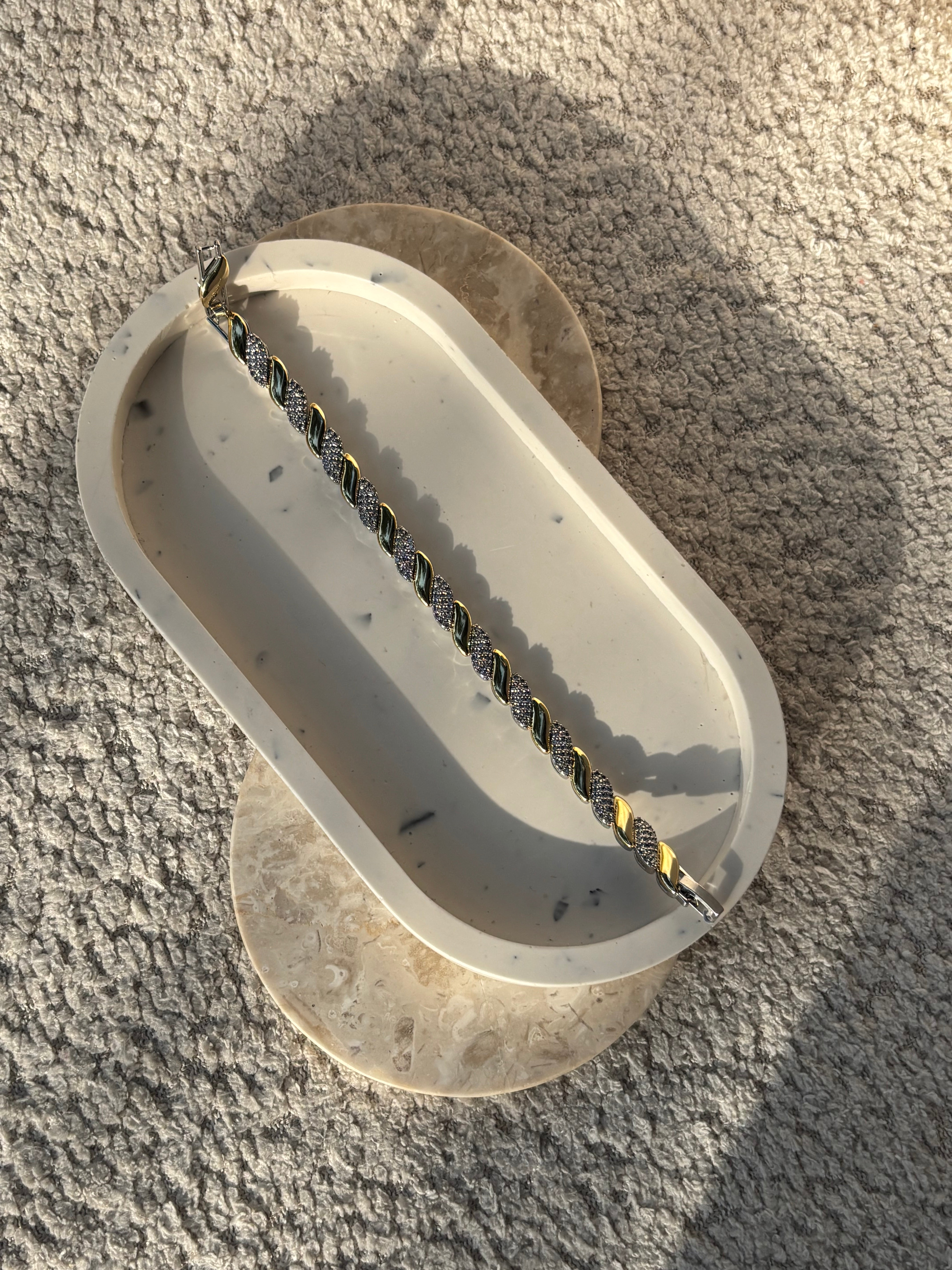 HEIRESS|Mixed Metal Bracelet