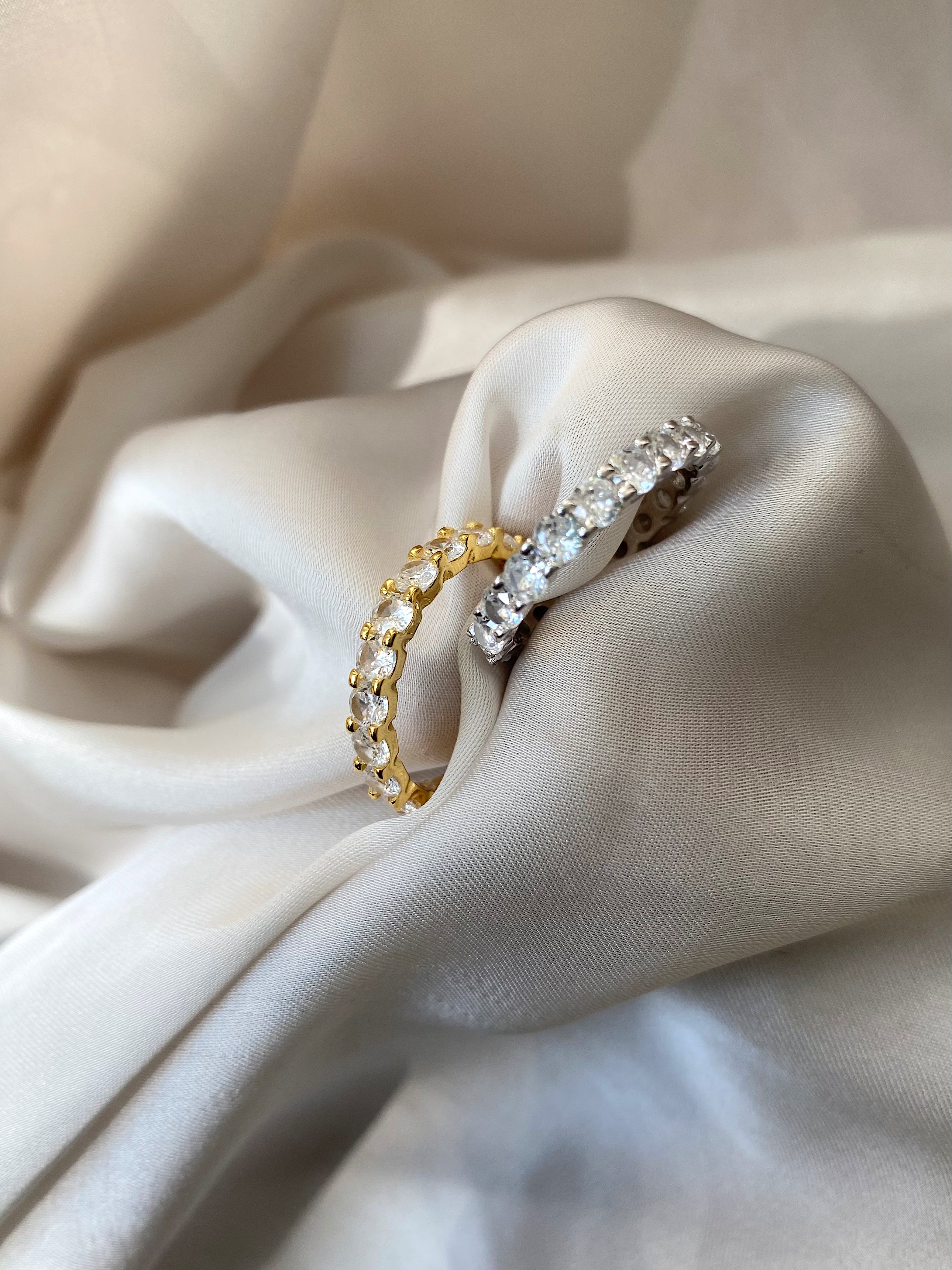 ETERNAL I Eternity Band I S925 Sterling Silver I Cubic Zirconia