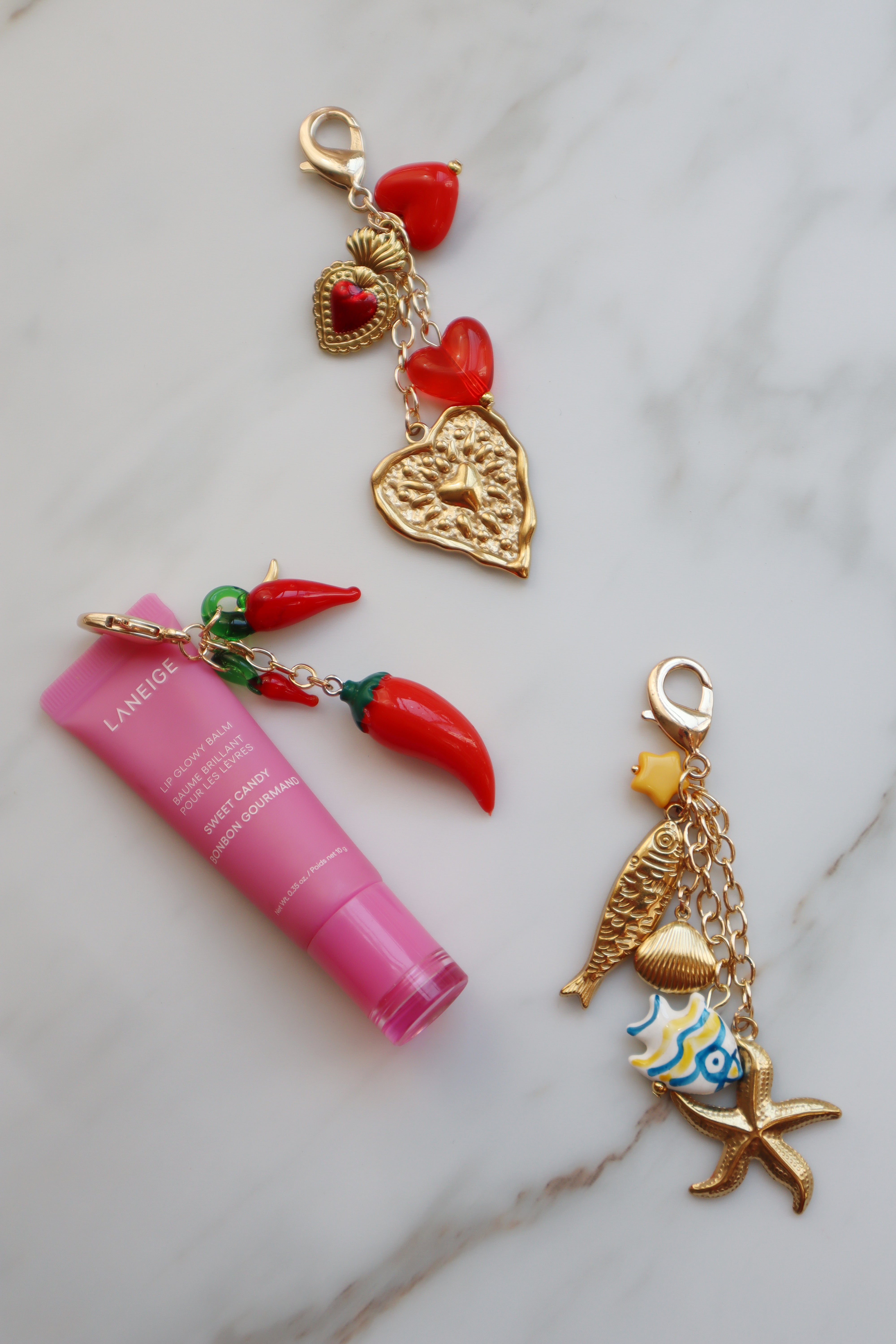 BAG/LIPGLOSS CHARMS