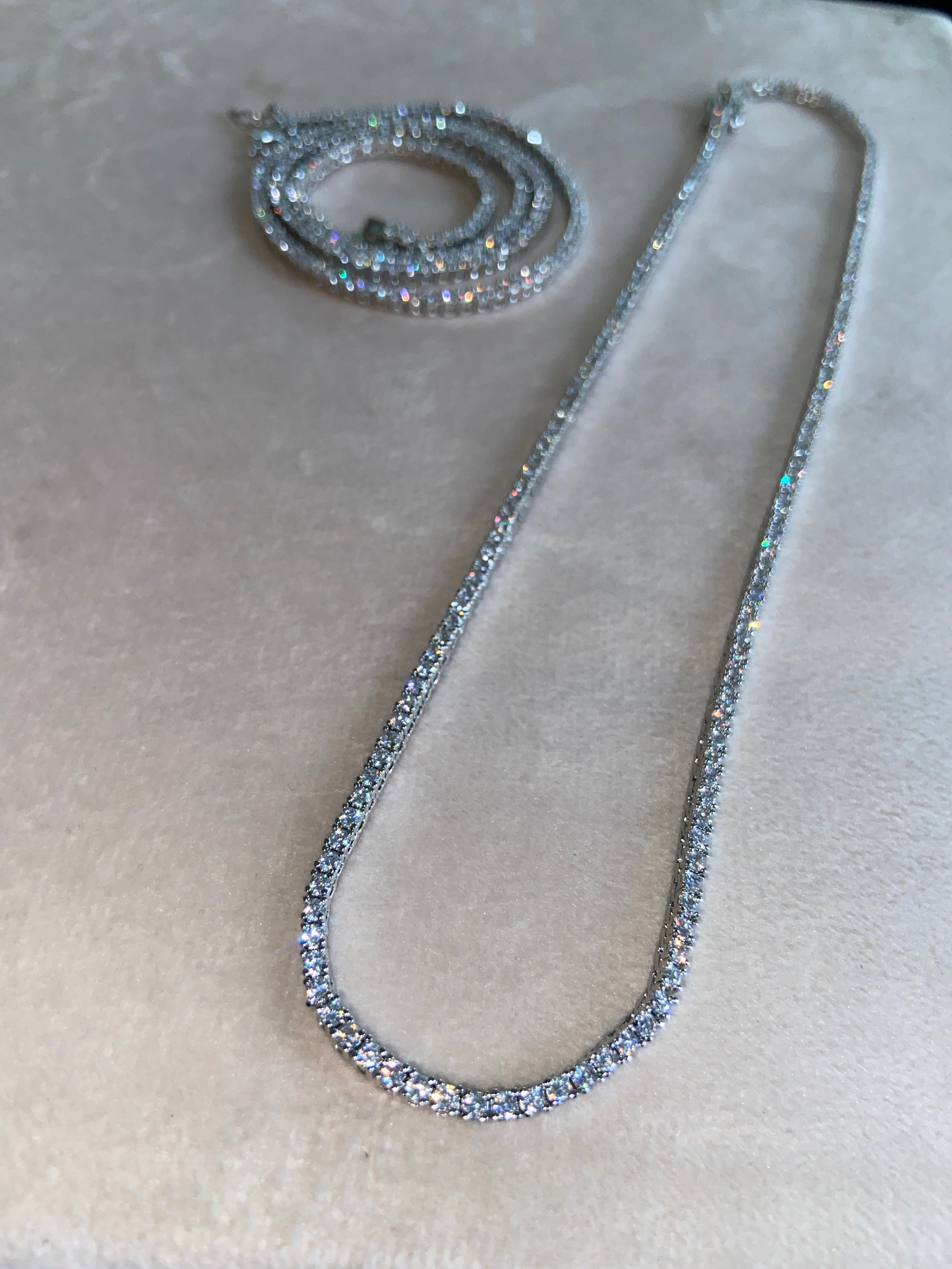 Luxury Tennis Necklace| AAA Grade Cubic Zirconia