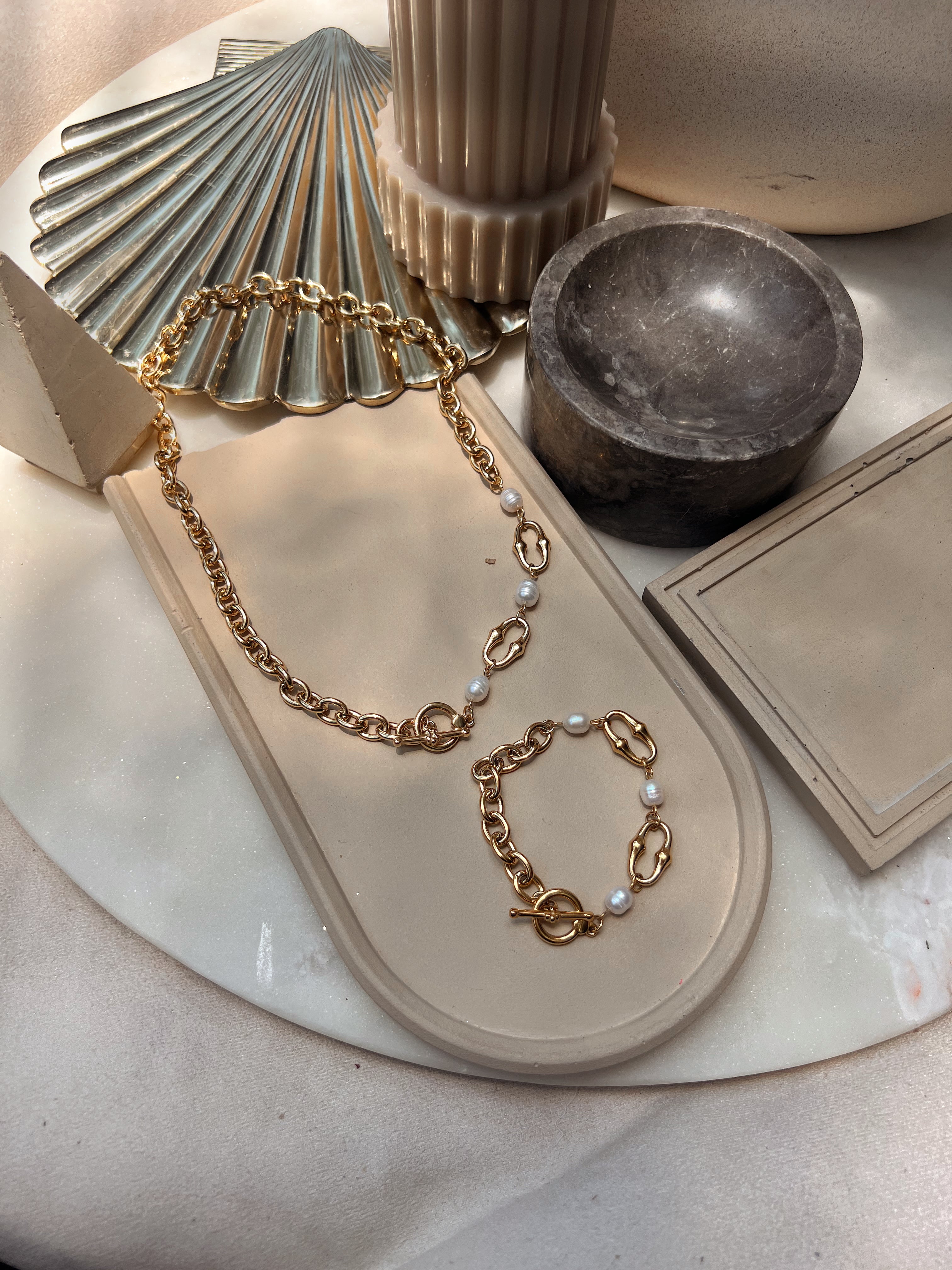 SERENDIPITY | Tarnish-Free | Freshwater Pearls | Necklace/Bracelet