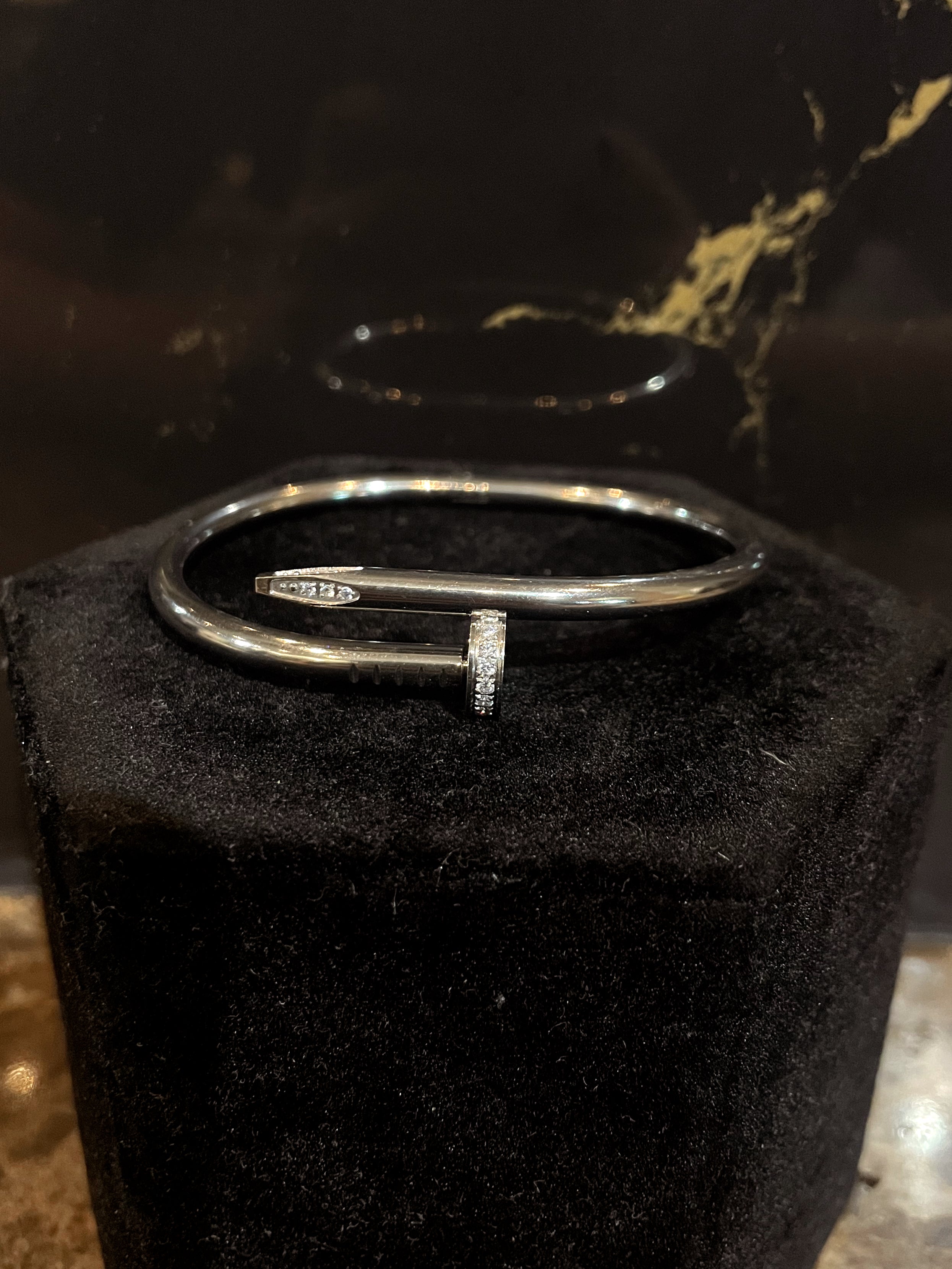 NAILED IT BRACELET | Tarnish Free | Stainless Steel | Gold/Silver/Rose-Gold | Nail Bracelet (1 piece)
