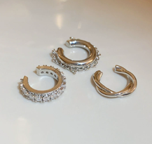 TRIPLE MUSE| 3 PIECE EAR CUFF SET