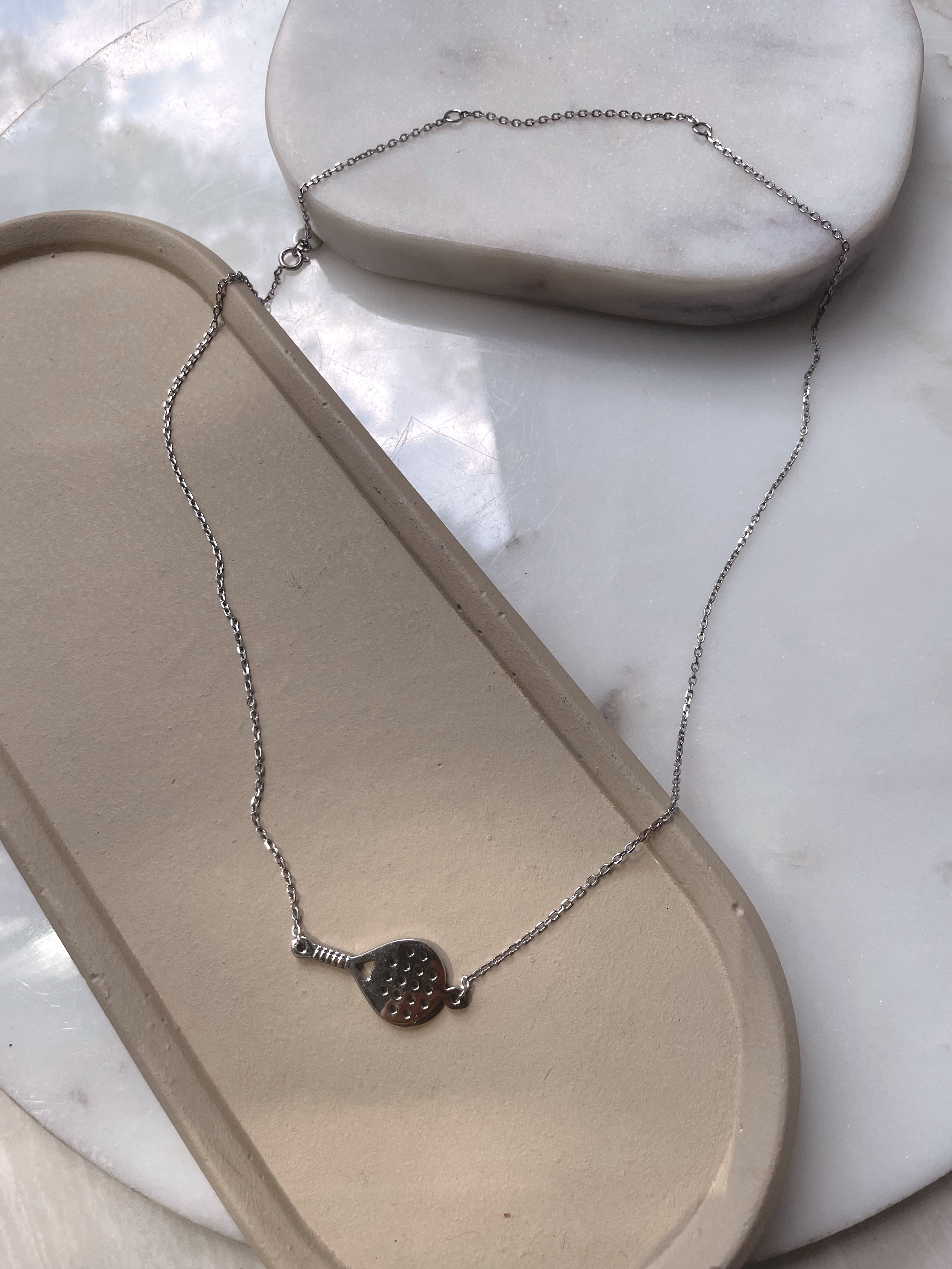 PADEL CLASSIC | Tarnish-Free | Stainless Steel | Gold/Silver | Padel Necklace/Bracelet