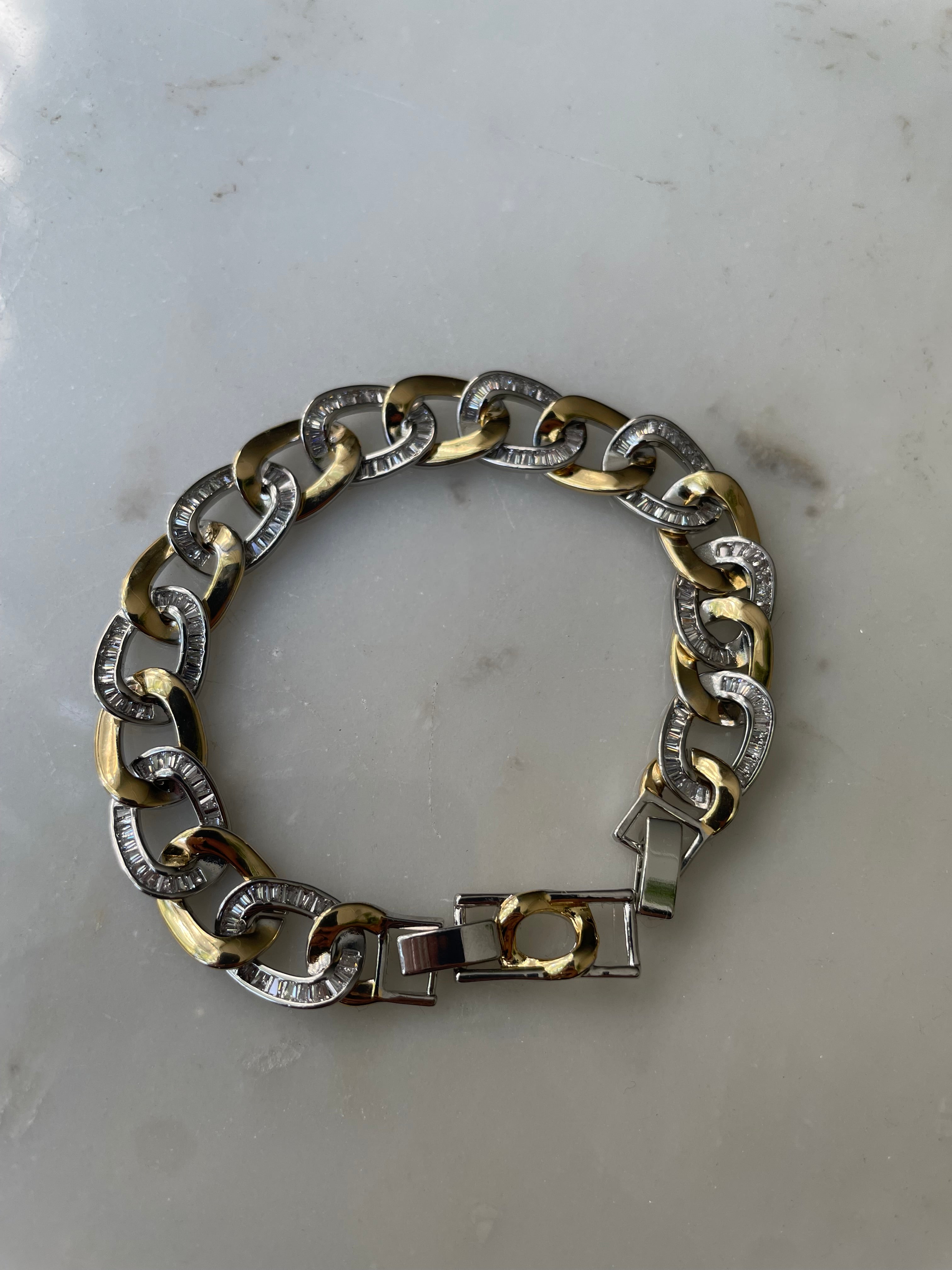 ENTWINE| Interlinked Mixed Metal Bracelet