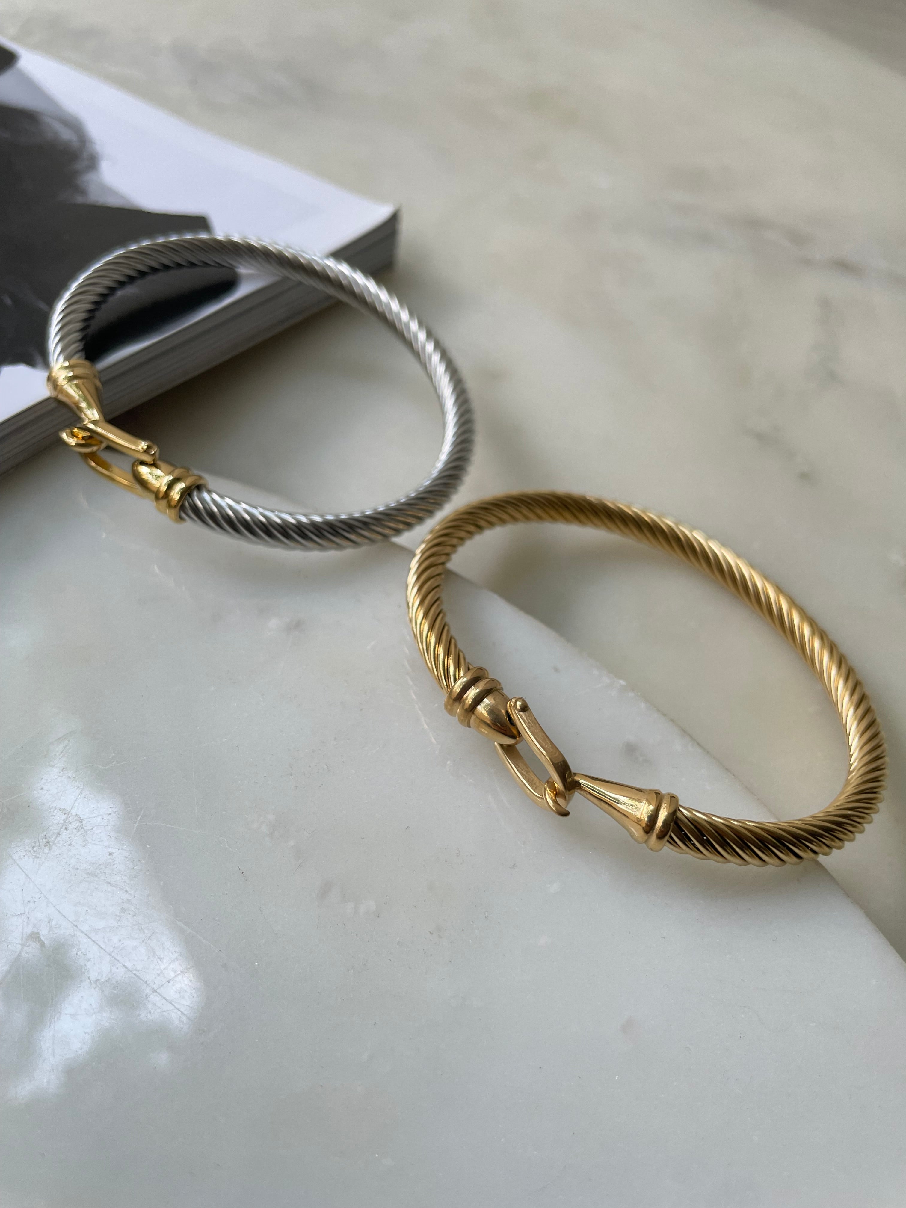 AURUM | Tarnish Free | Stainless Steel | Silver and Gold  (1 piece)