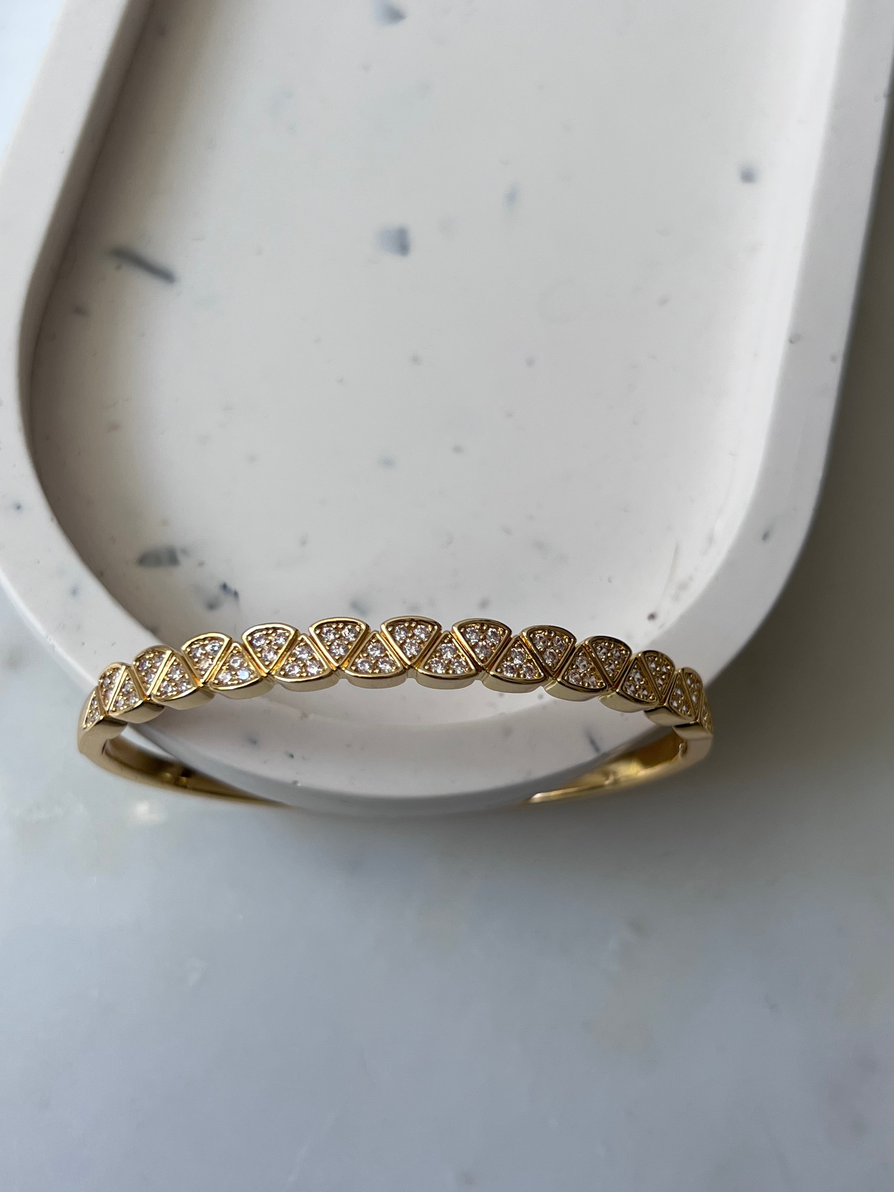 ARABELLA| Gold/Silver Luxury Pavé Bangle