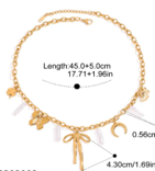 LACY| Tarnish-Free| Charm Necklace