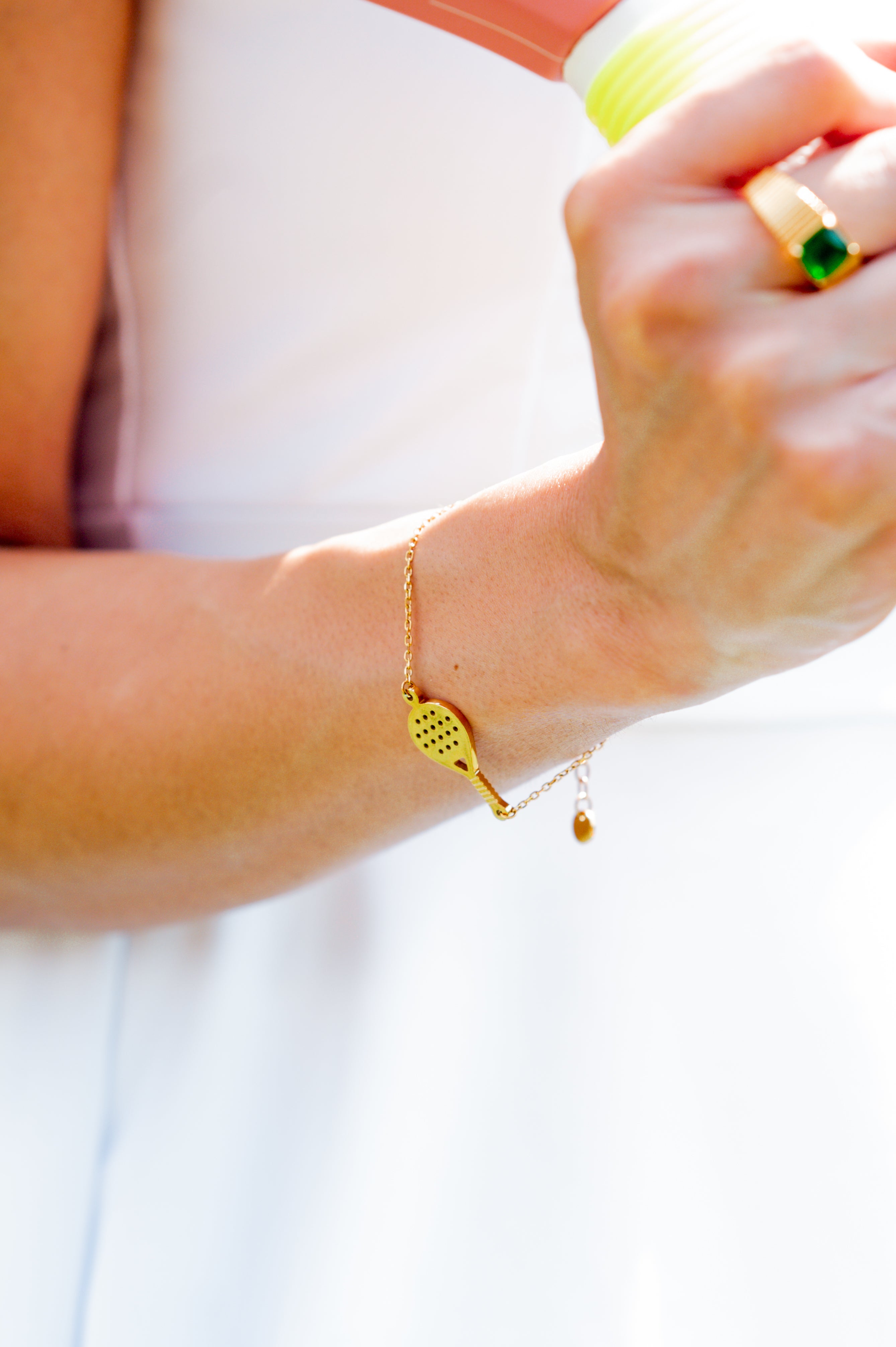 PADEL CLASSIC | Tarnish-Free | Stainless Steel | Gold/Silver | Padel Necklace/Bracelet