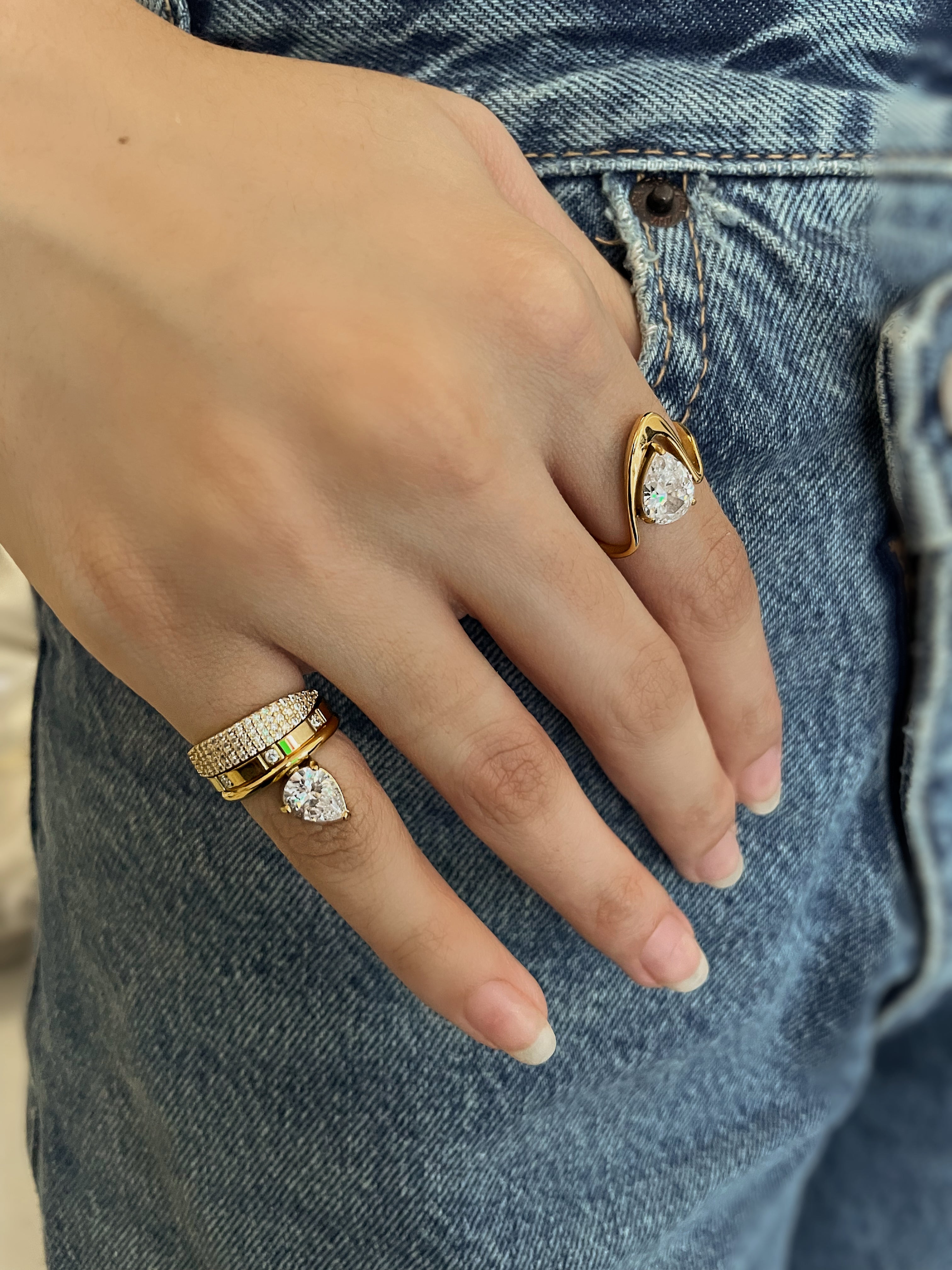 Pinky Promise| Tarnish-Free|Gold Pinky Ring