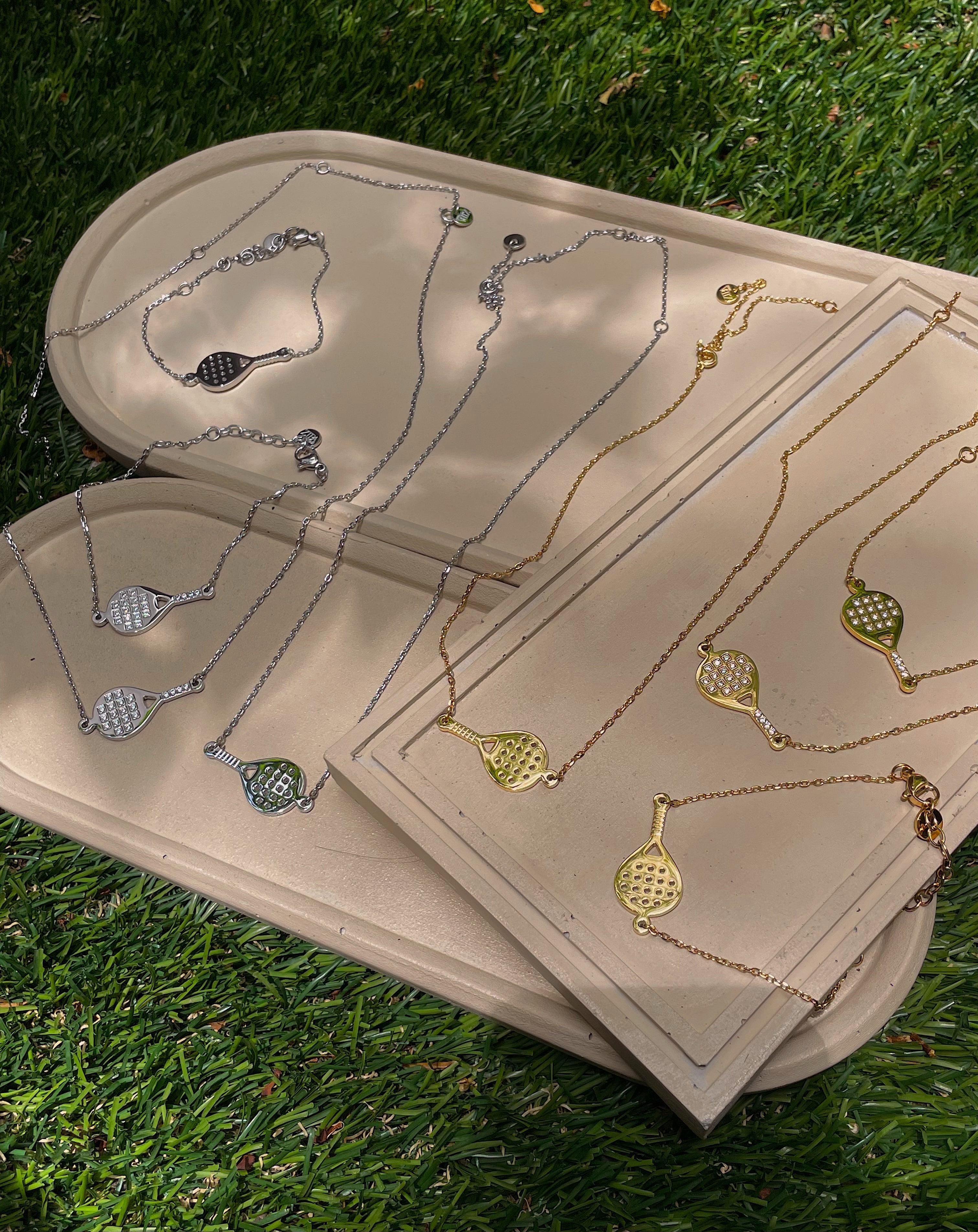 PADEL CLASSIC | Tarnish-Free | Stainless Steel | Gold/Silver | Padel Necklace/Bracelet