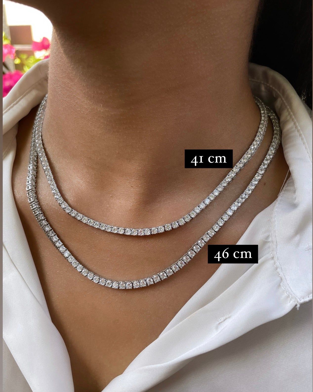 Luxury Tennis Necklace| AAA Grade Cubic Zirconia