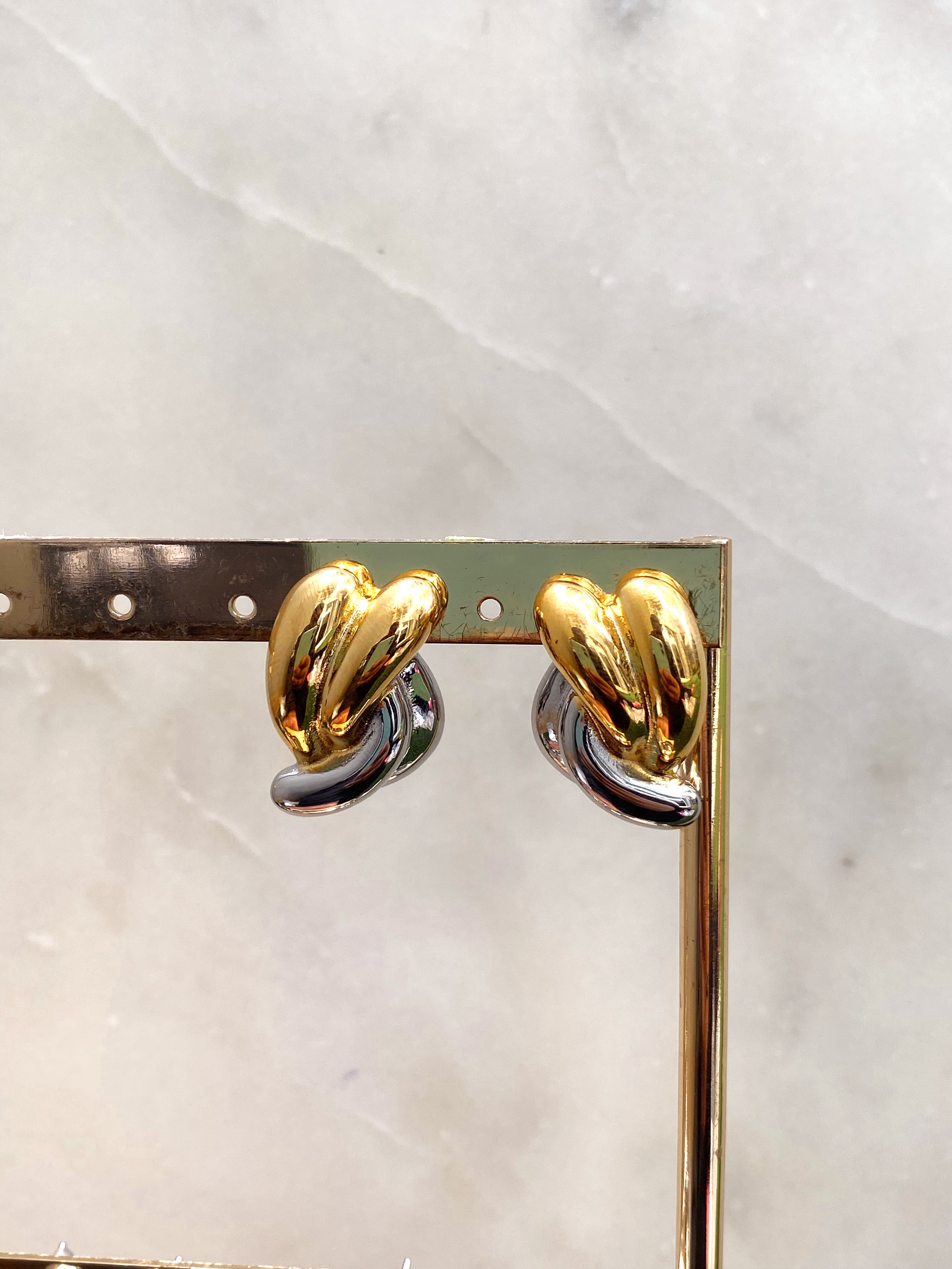 ROBIN | Tarnish Free | Gold/SilverGold Chunky Earring