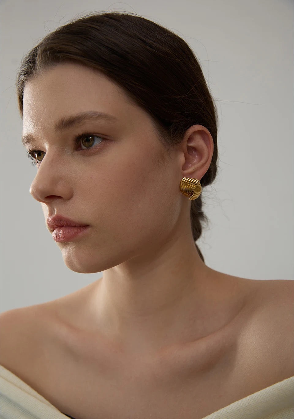 MALIBU | Gold/Silver | Tarnish Free | Shell Pattern | Earring