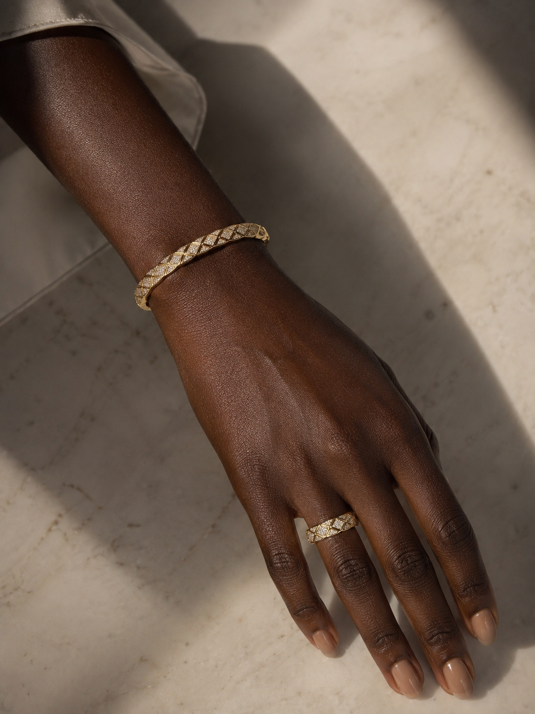 VERSAILLES| Luxury Gold Bangle/Ring
