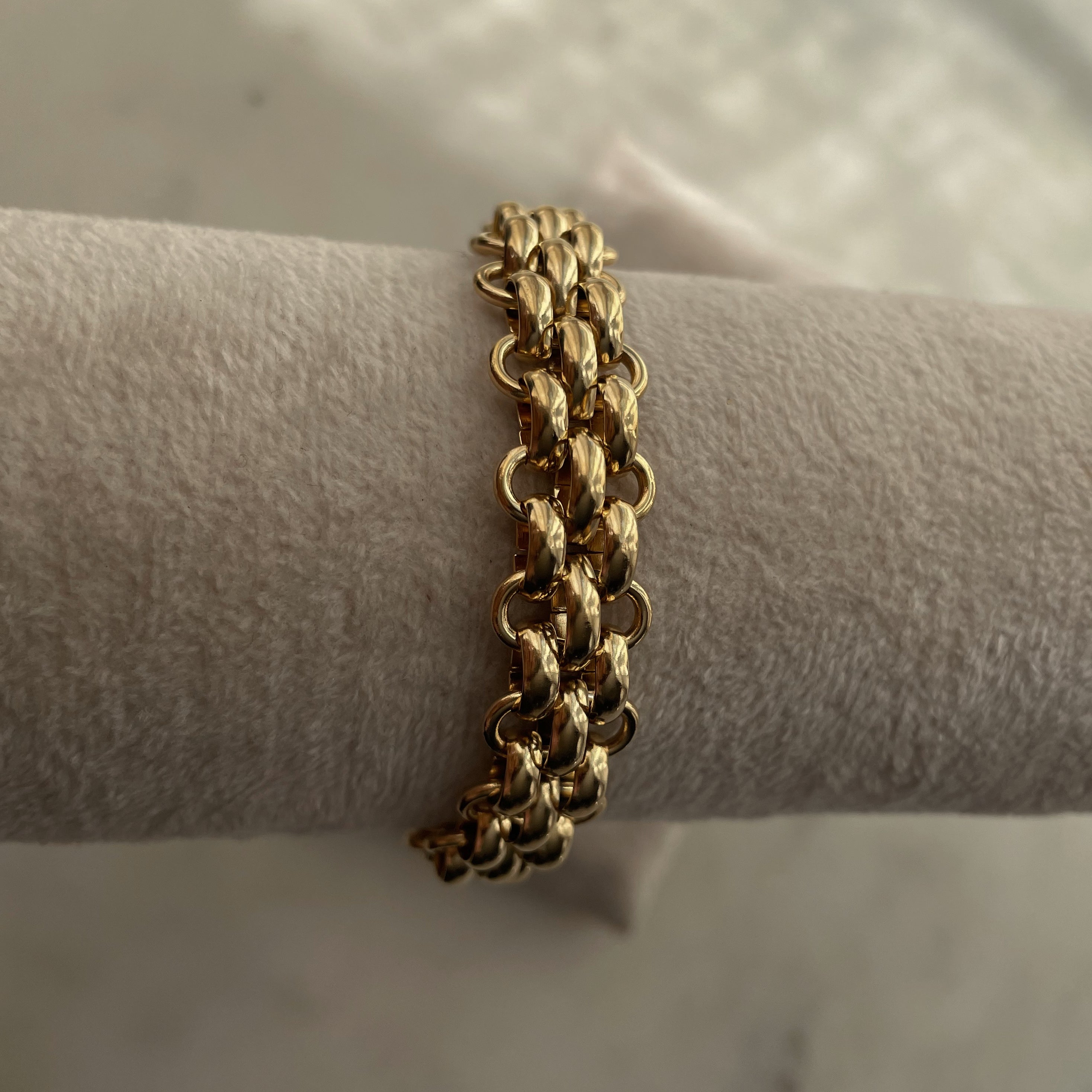 HAMPTONS | Tarnish-Free | Gold Chunky Woven Link | Necklace/Bracelet