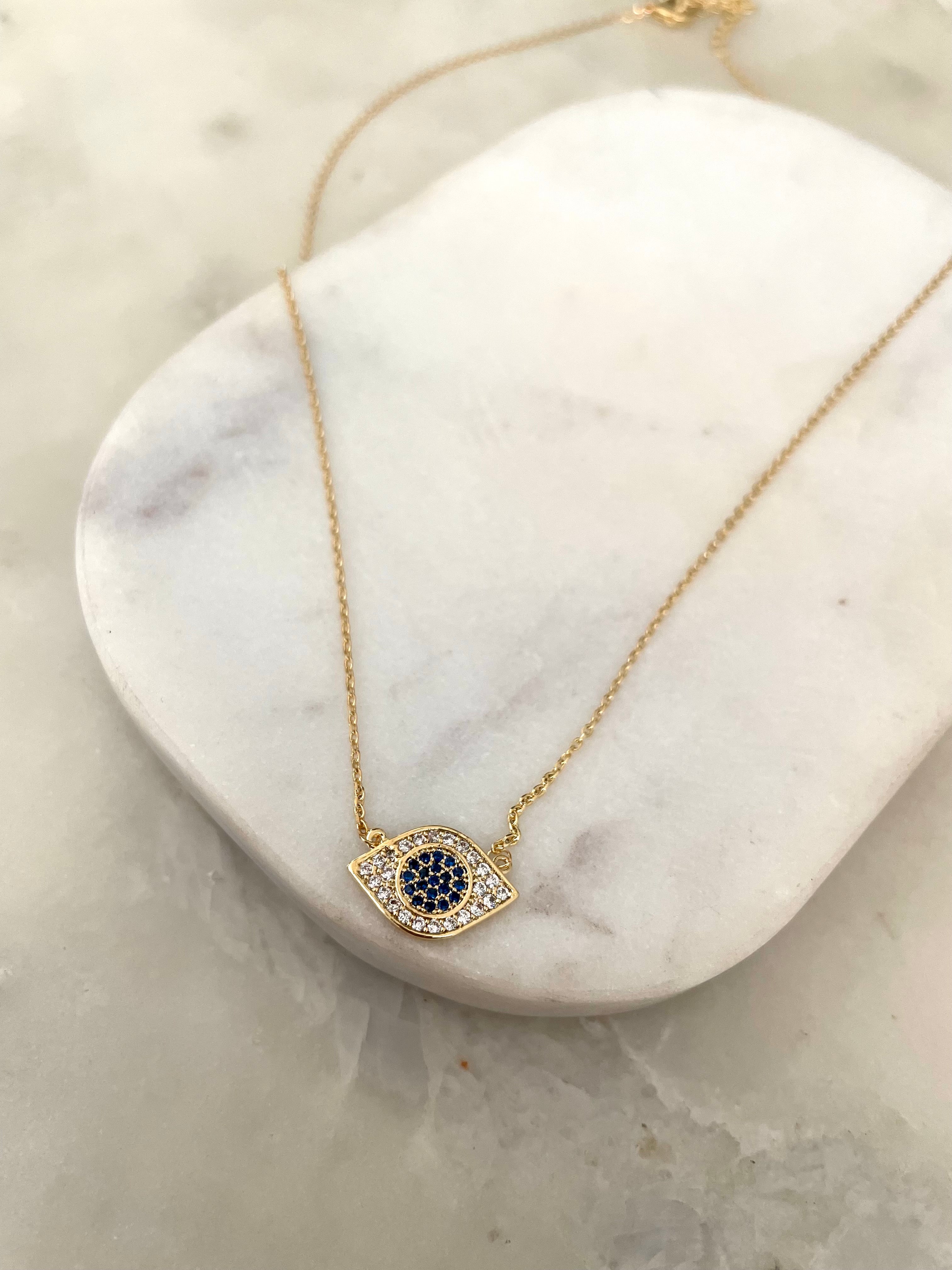 Freya | Evil Eye Pendant necklace