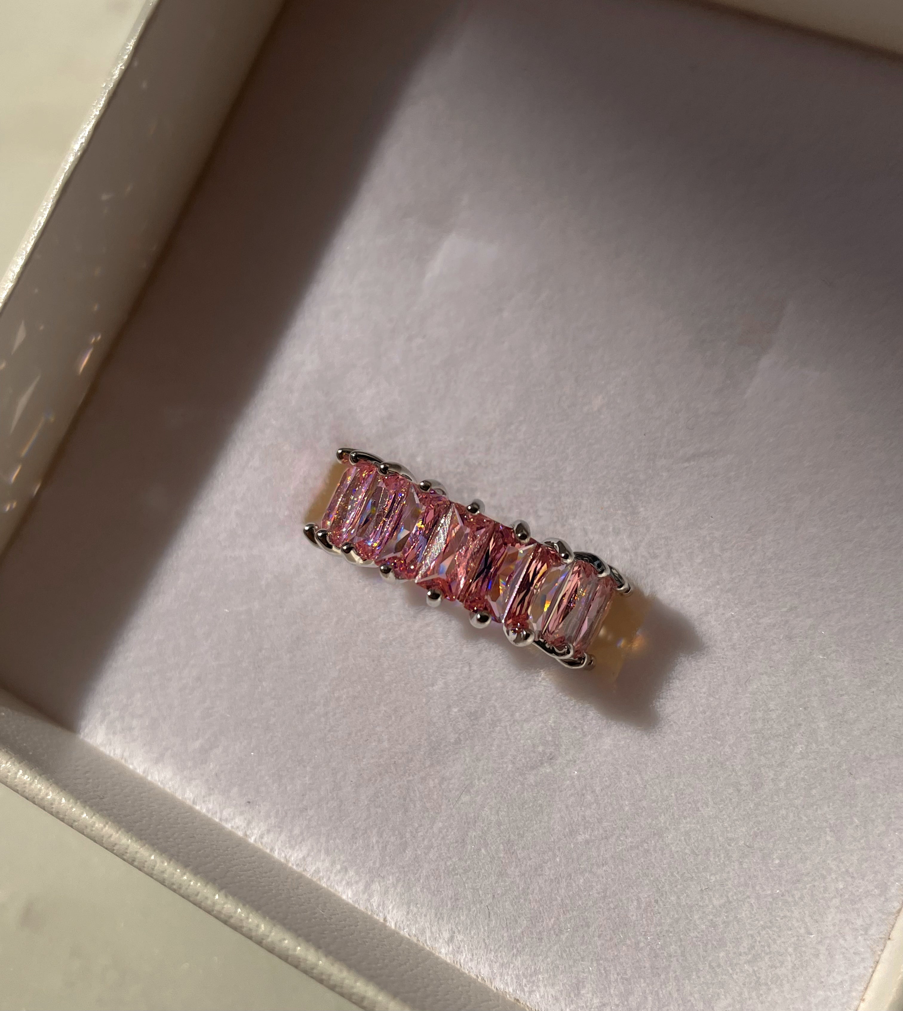 DAPHNE | Colour Cubic Zirconia Baguette | Ring