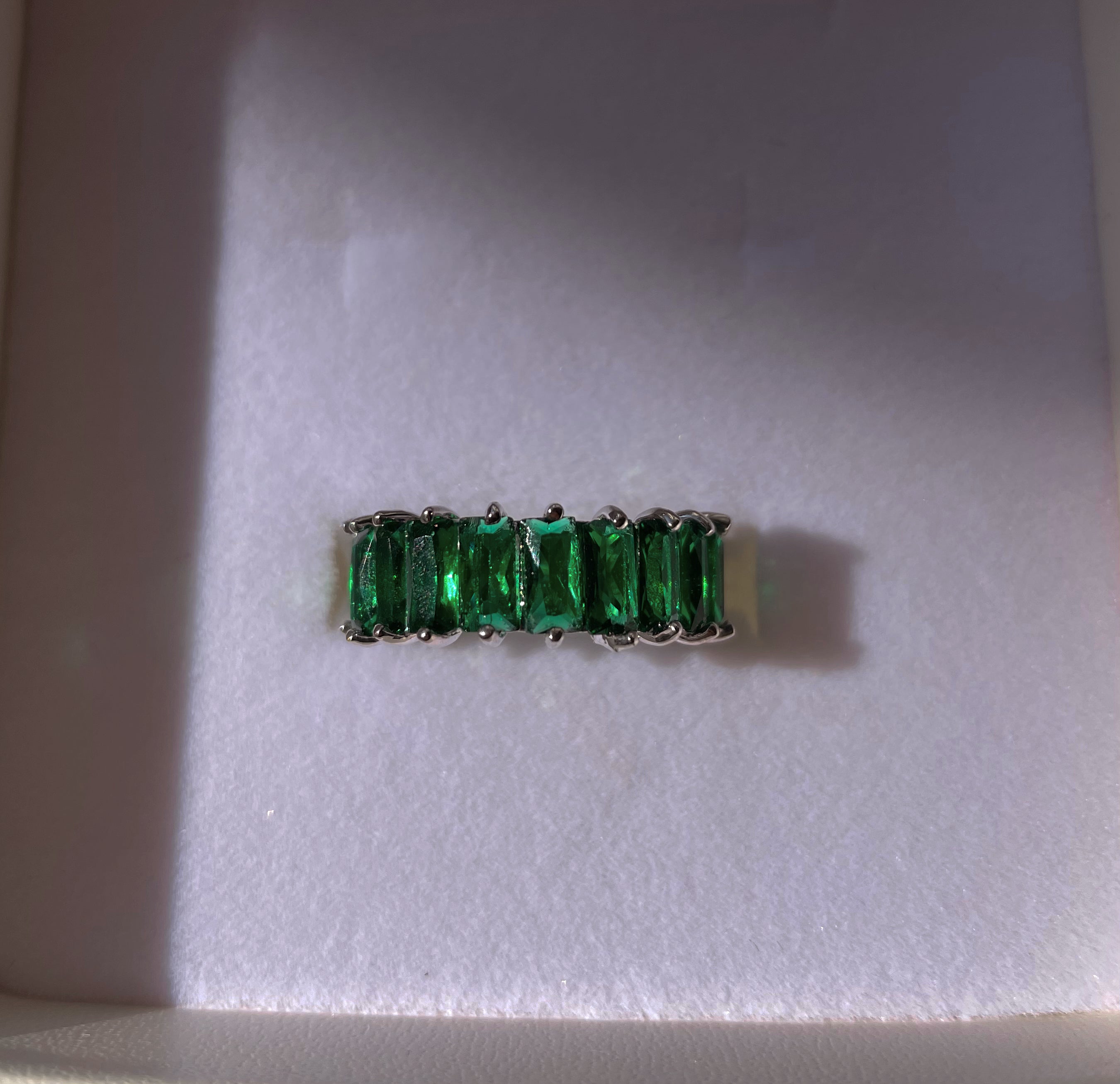 DAPHNE | Colour Cubic Zirconia Baguette | Ring