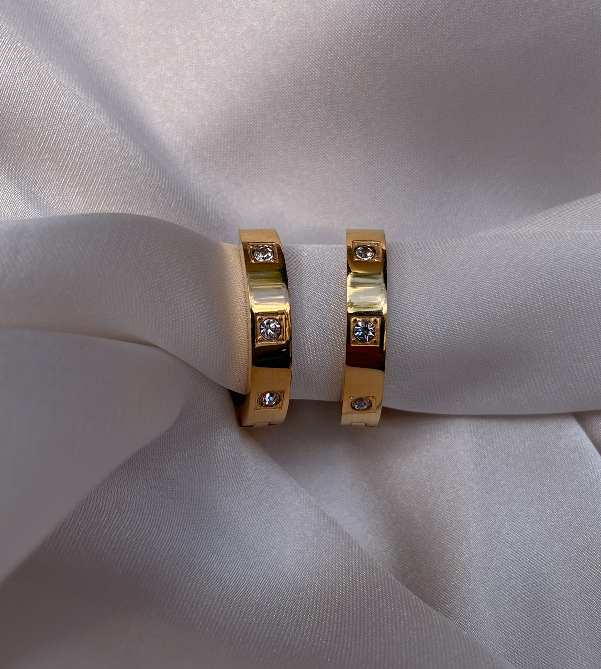 IT’S LUXURY HOOPS | Gold/Silver/Rose Gold Plated | Tarnish Free | Earrings
