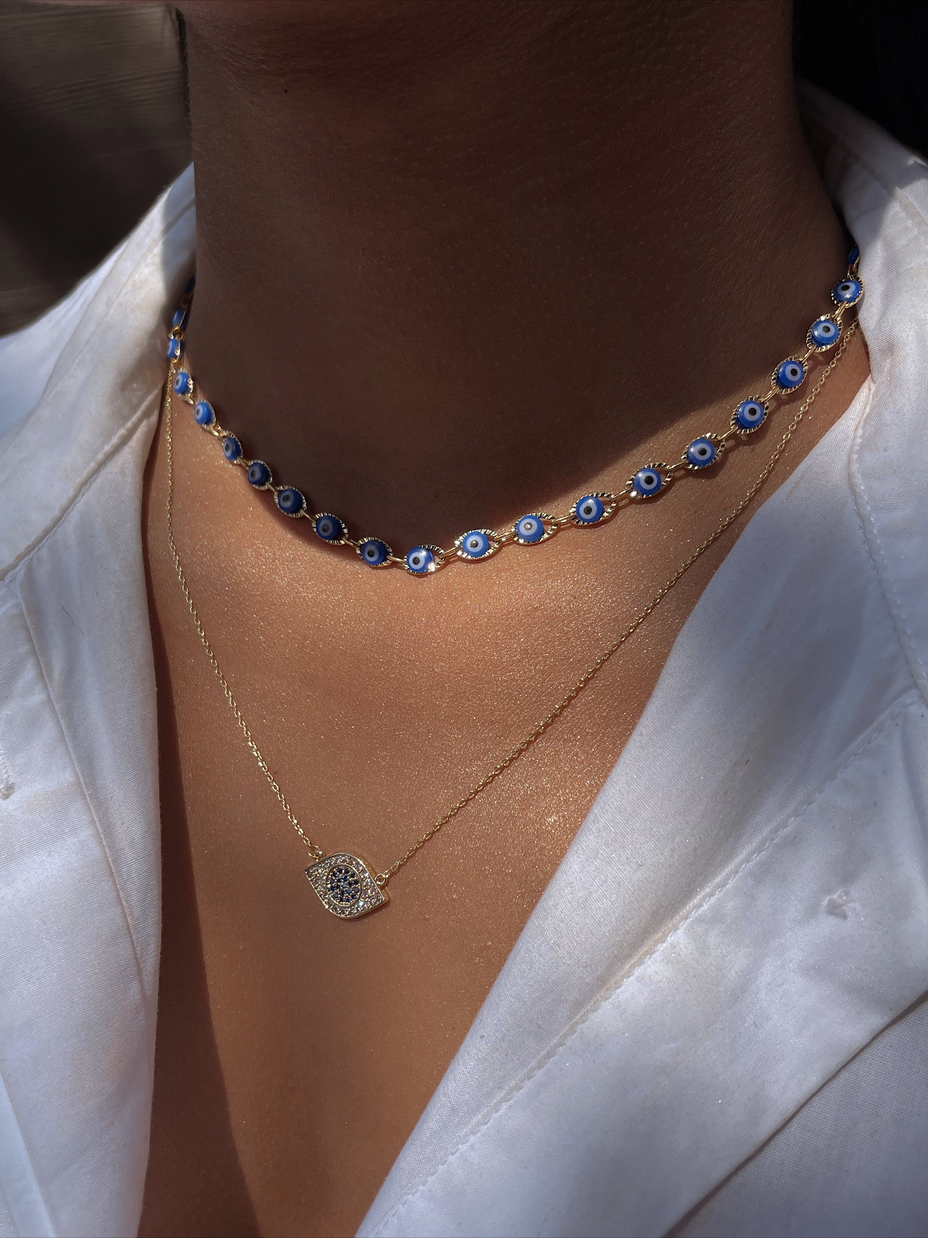 Freya | Evil Eye Pendant necklace