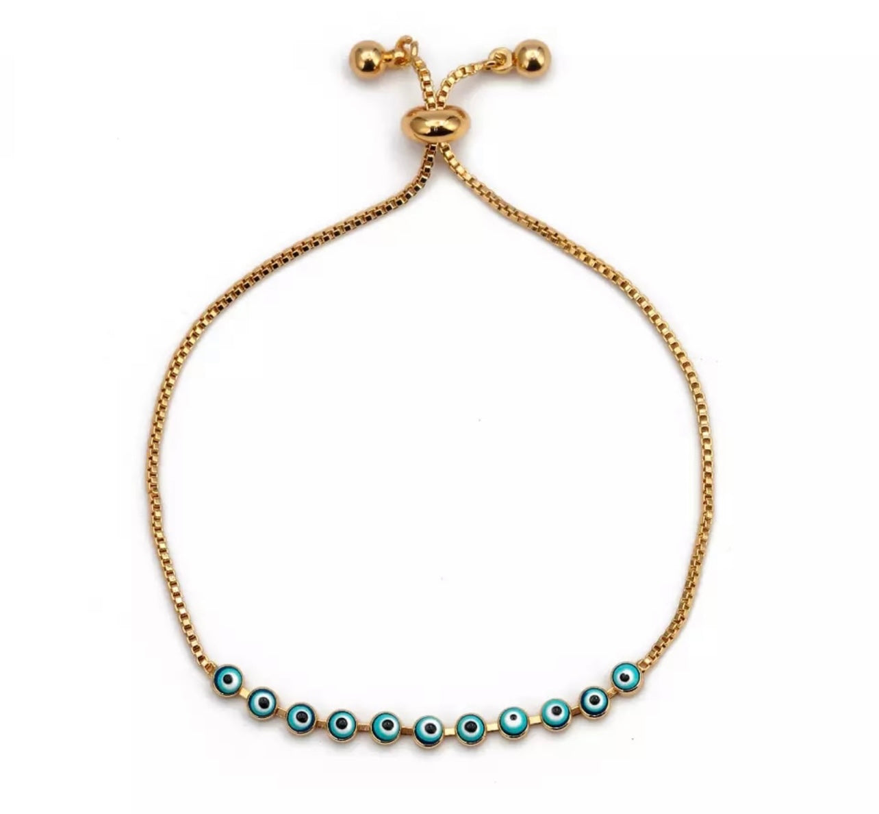 MAIA | Dainty Evil Eye Bracelet