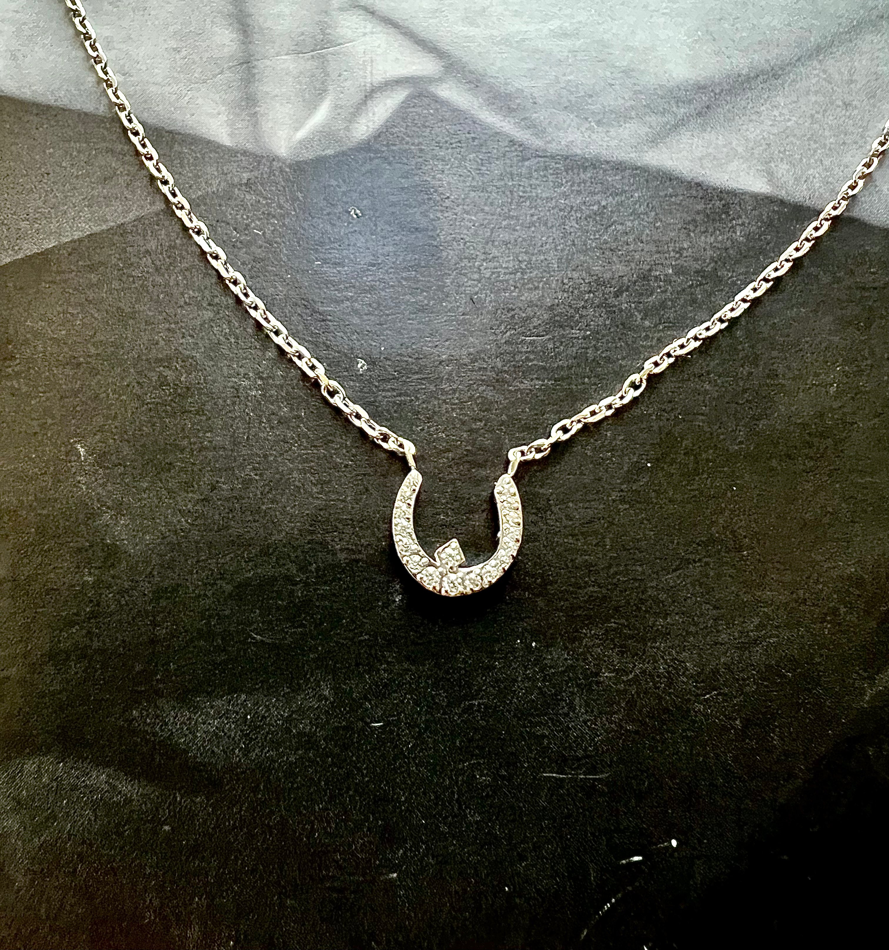 DAZZLING ARABIC INITIAL NECKLACE I Kids/Adults | Tarnish Free | Stainless Steel I 18ct gold plated Cubic Zirconia I Gold/Silver