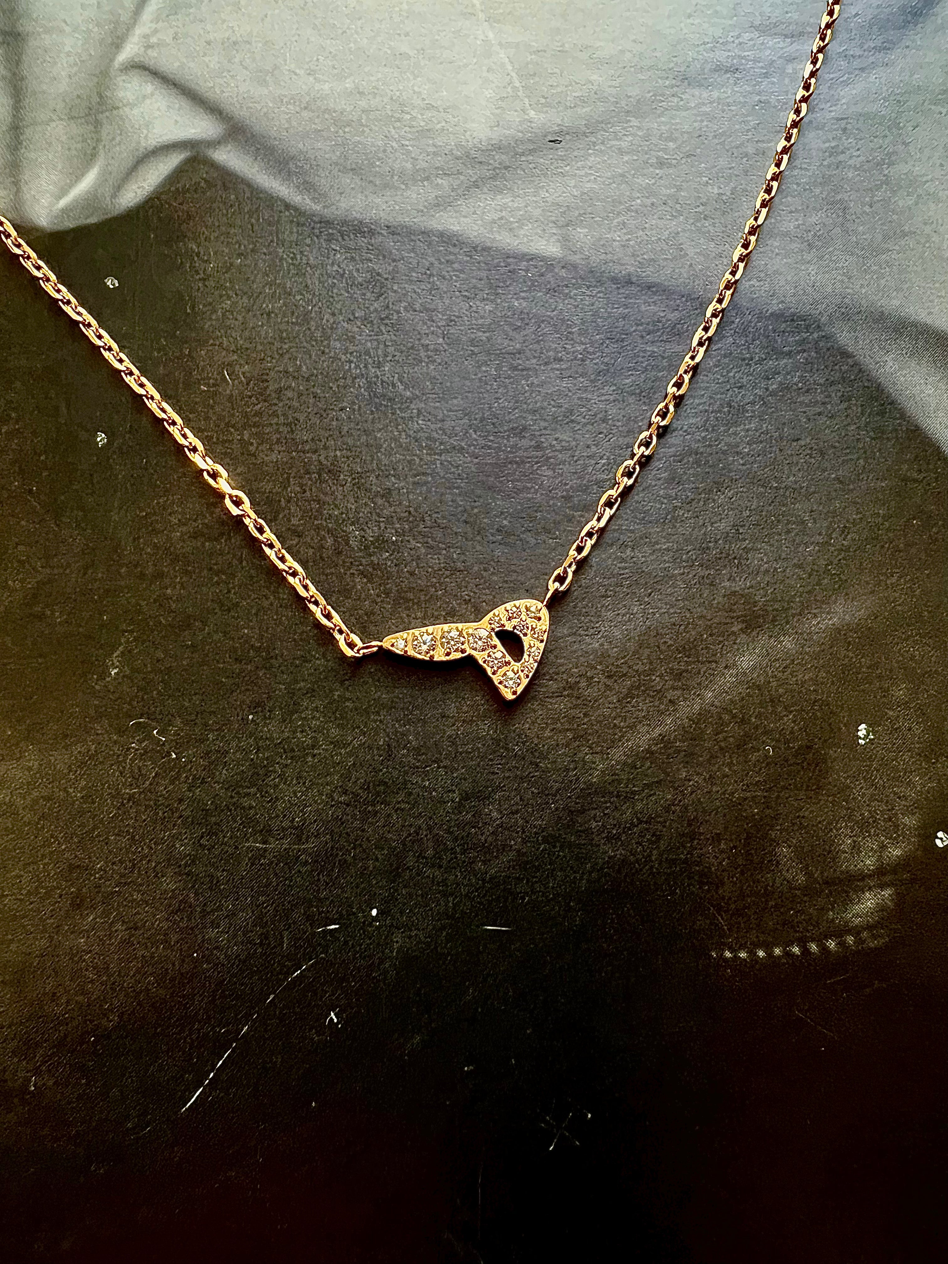 DAZZLING ARABIC INITIAL NECKLACE I Kids/Adults | Tarnish Free | Stainless Steel I 18ct gold plated Cubic Zirconia I Gold/Silver