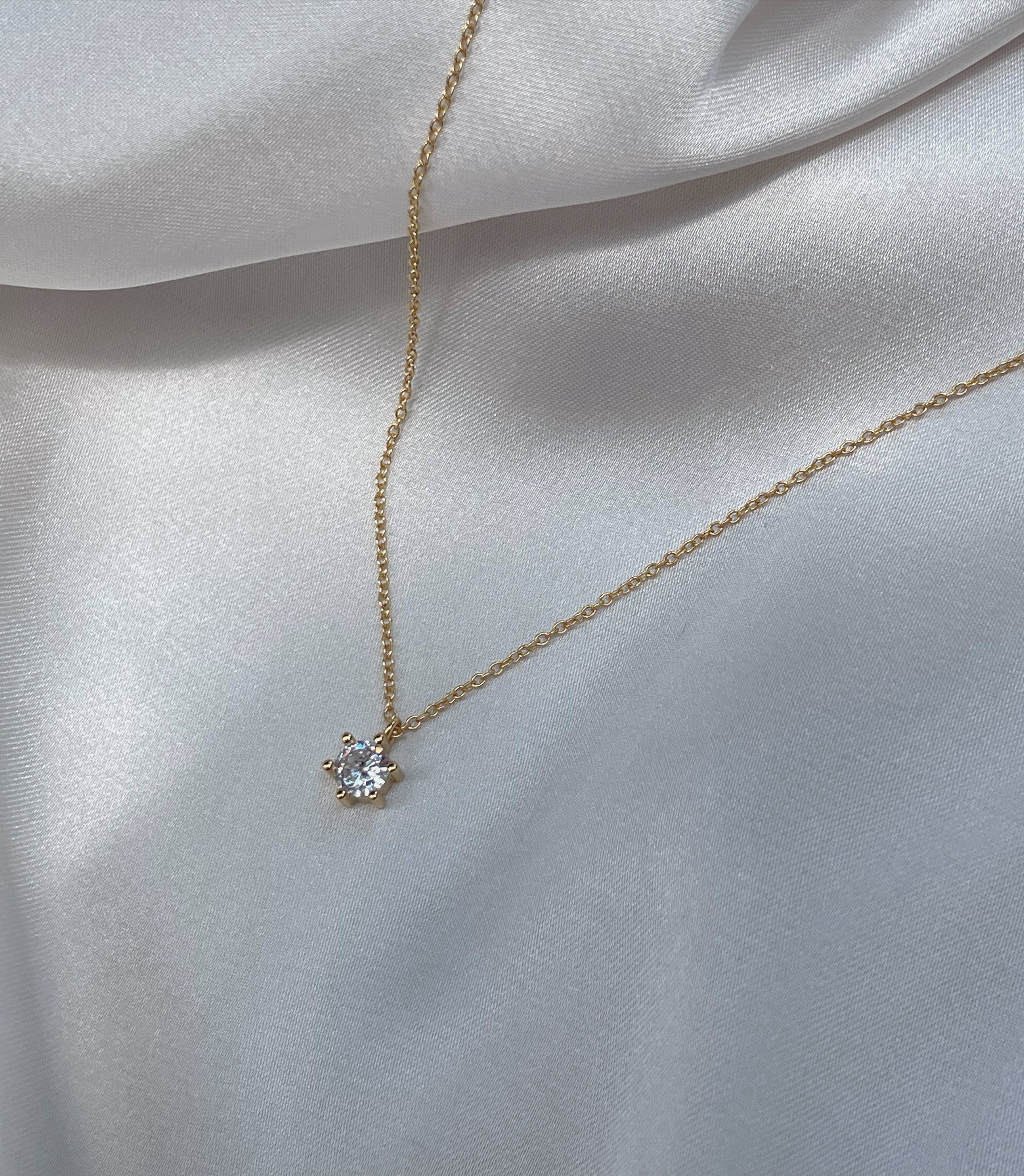 PARIS | Tarnish Free | S925 Sterling Silver I 18ct gold plated I Cubic Zirconia I Pendant Necklace/Bracelet